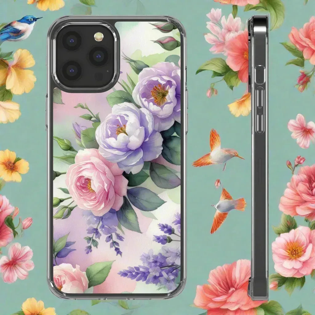 Clear Phone Case for iPhone 12-16 and Samsung Galaxy S21 - KARARMDESIGN