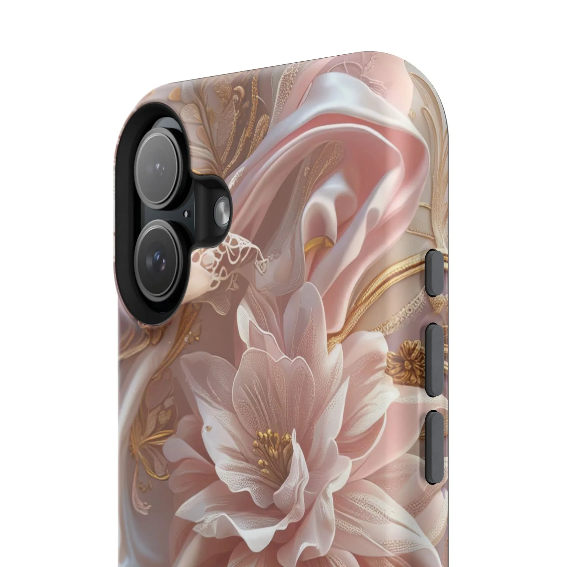 Elegant Floral Phone Case for iPhone 11-17 and Samsung Galaxy S21-S22 - KARARMDESIGN