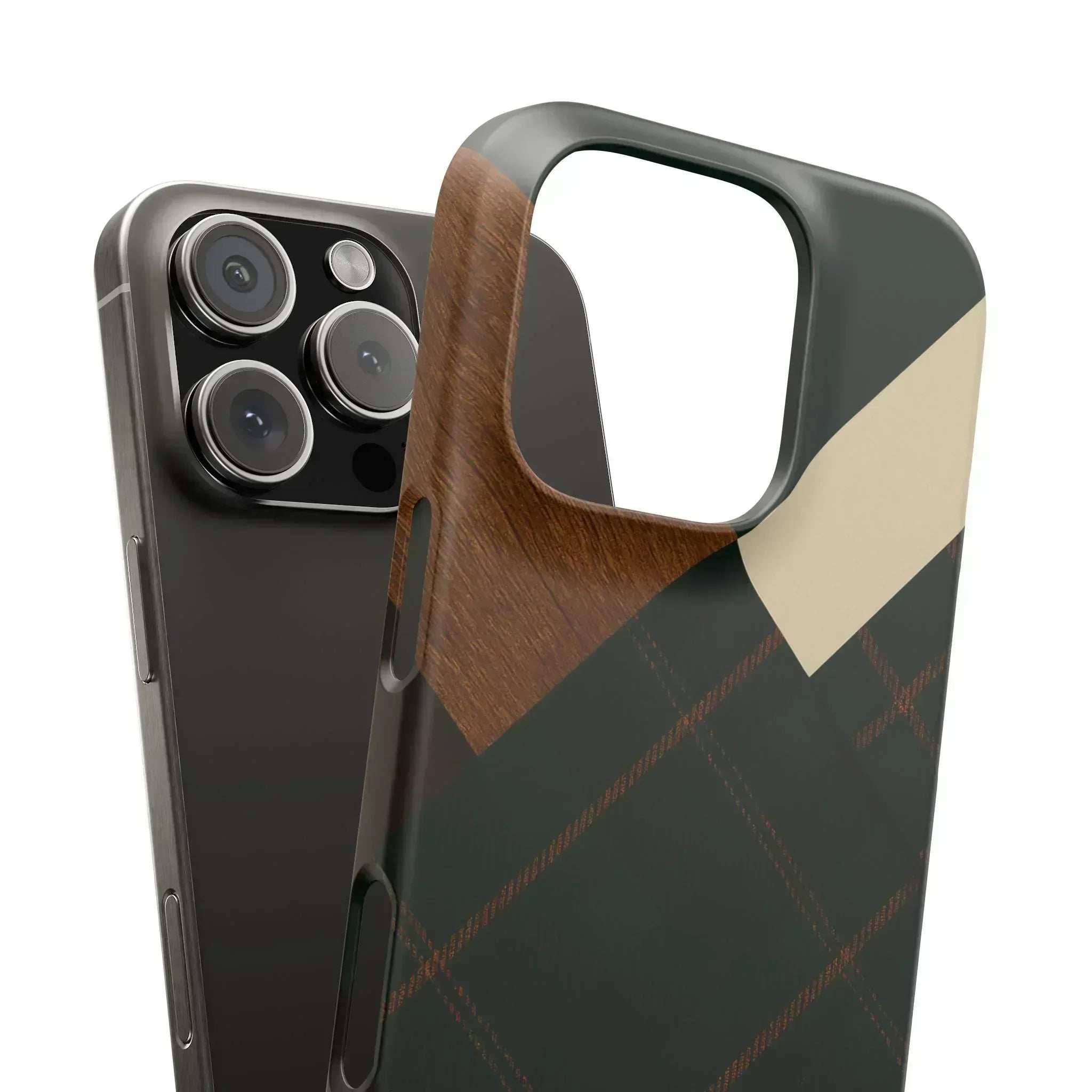 Rustic Green Phone Case for iPhone 8-16 and Galaxy S20-S24 - KARARMDESIGN