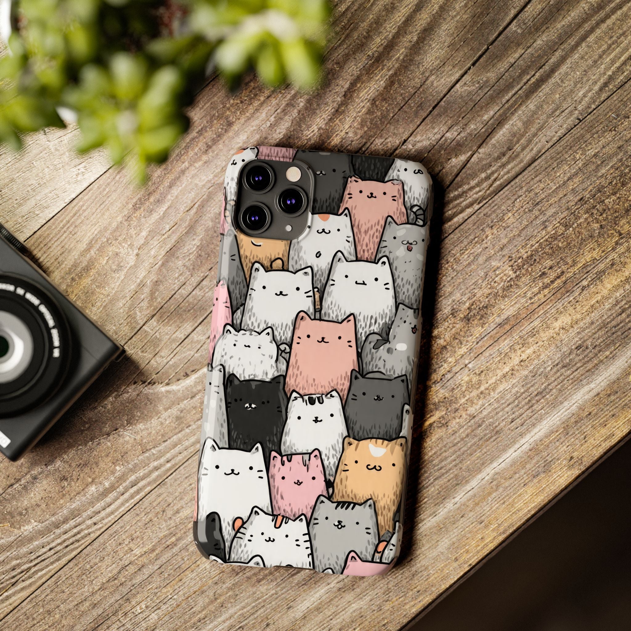 Cat Carnival Phone Case for iPhone 11-17 Models - KARARMDESIGN