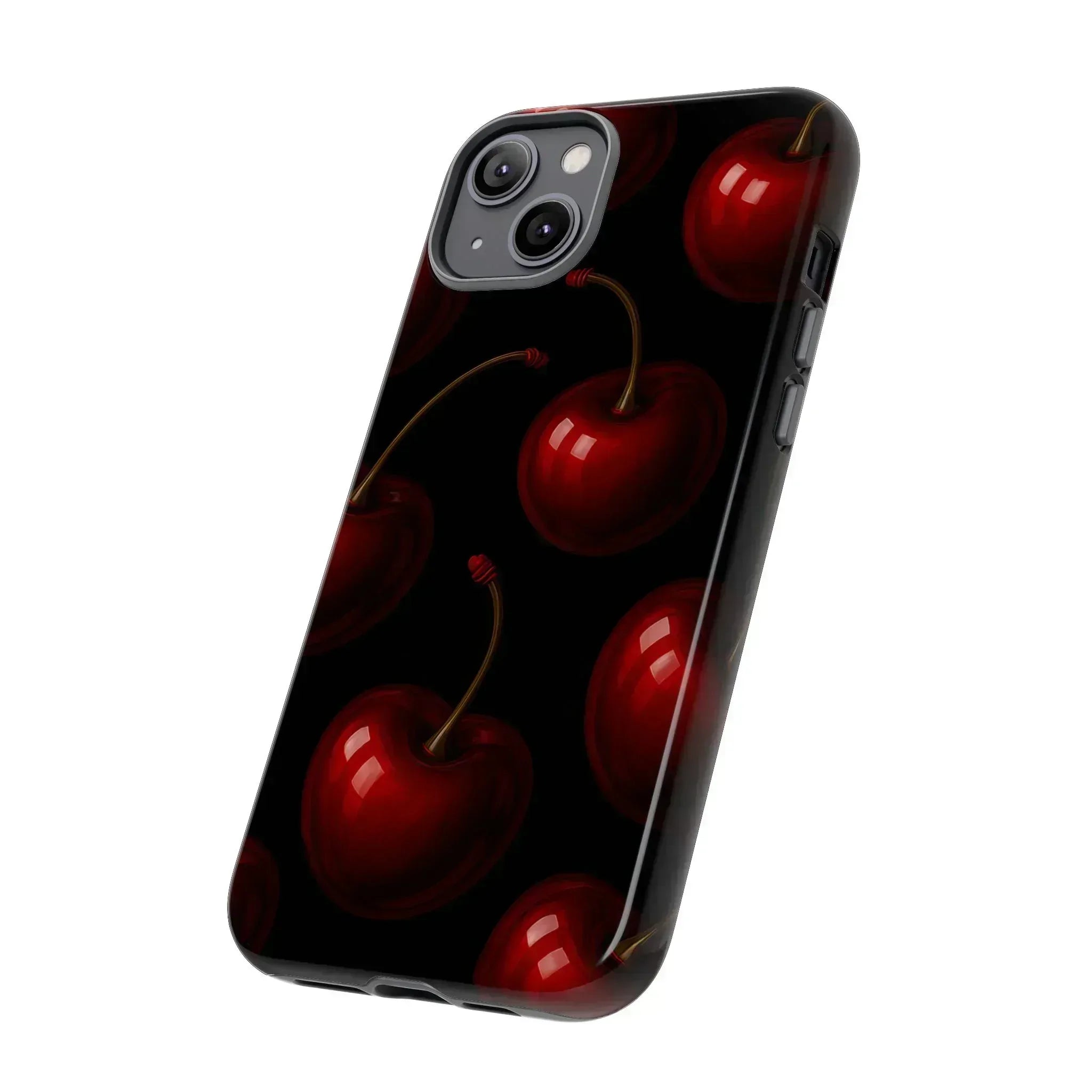 Cherry Phone Case for iPhone X-16 and Galaxy S20-S25 - KARARMDESIGN