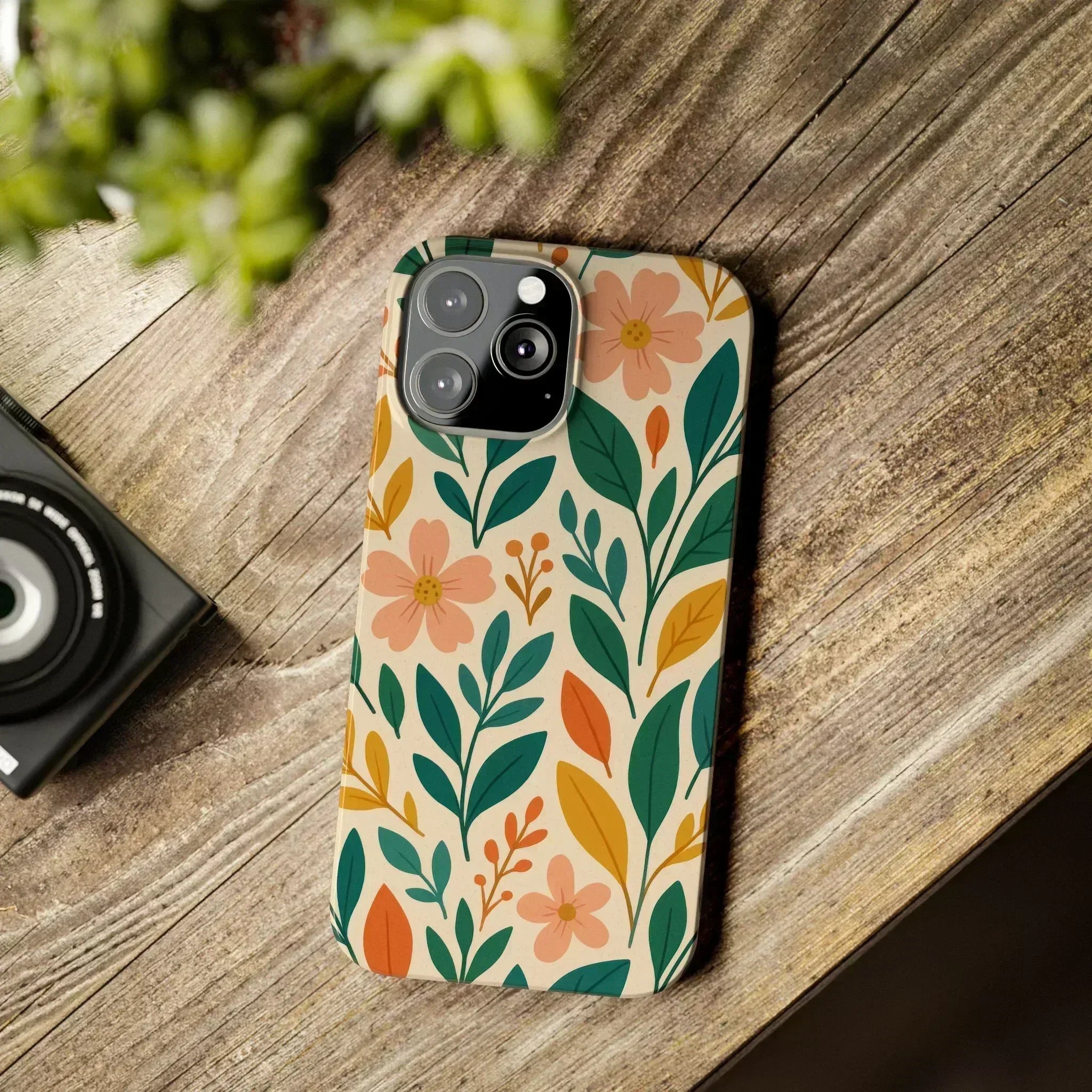 Floral Harmony Phone Case for iPhone 11-16 - KARARMDESIGN
