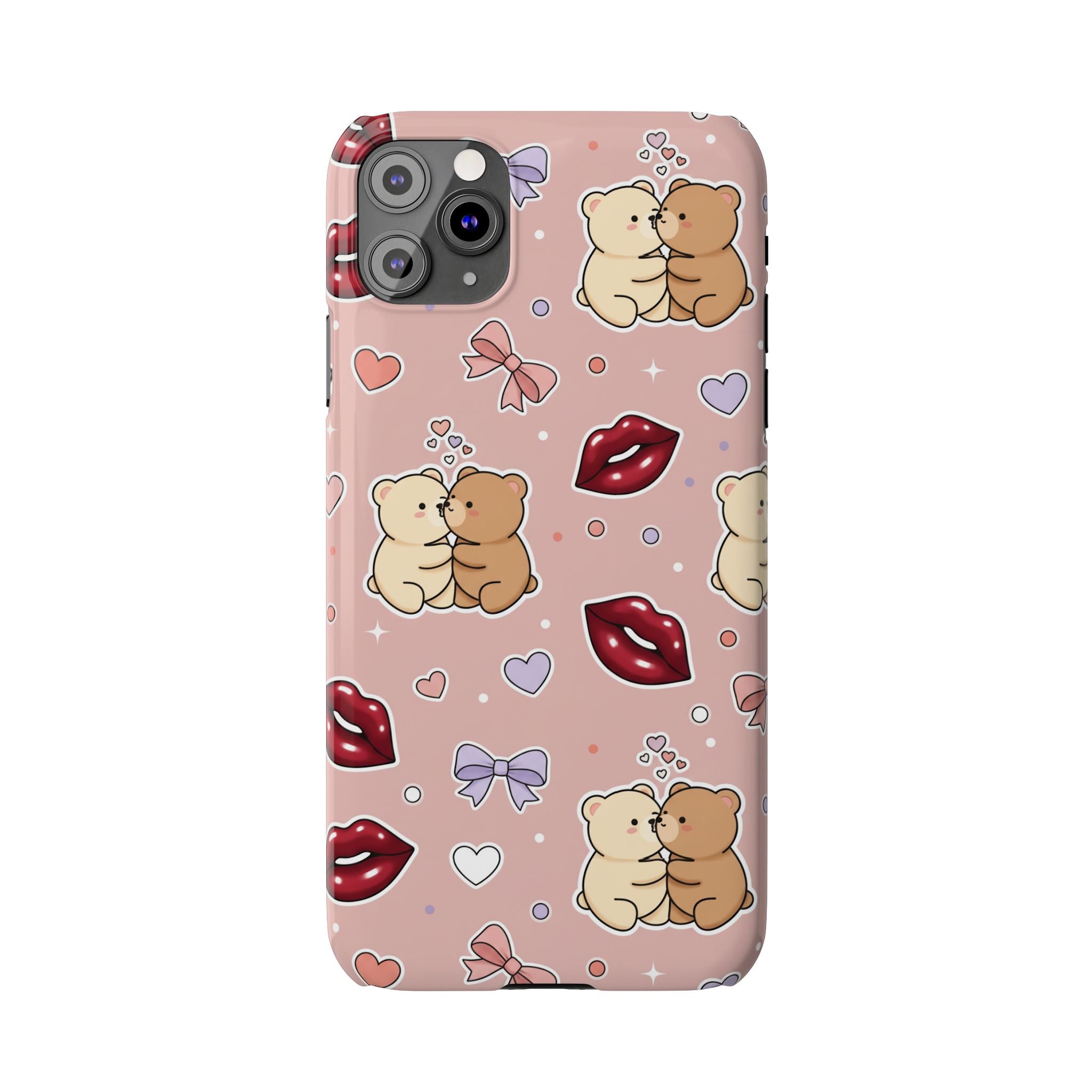 Bear Hug Bliss Phone Case for iPhone 11–17