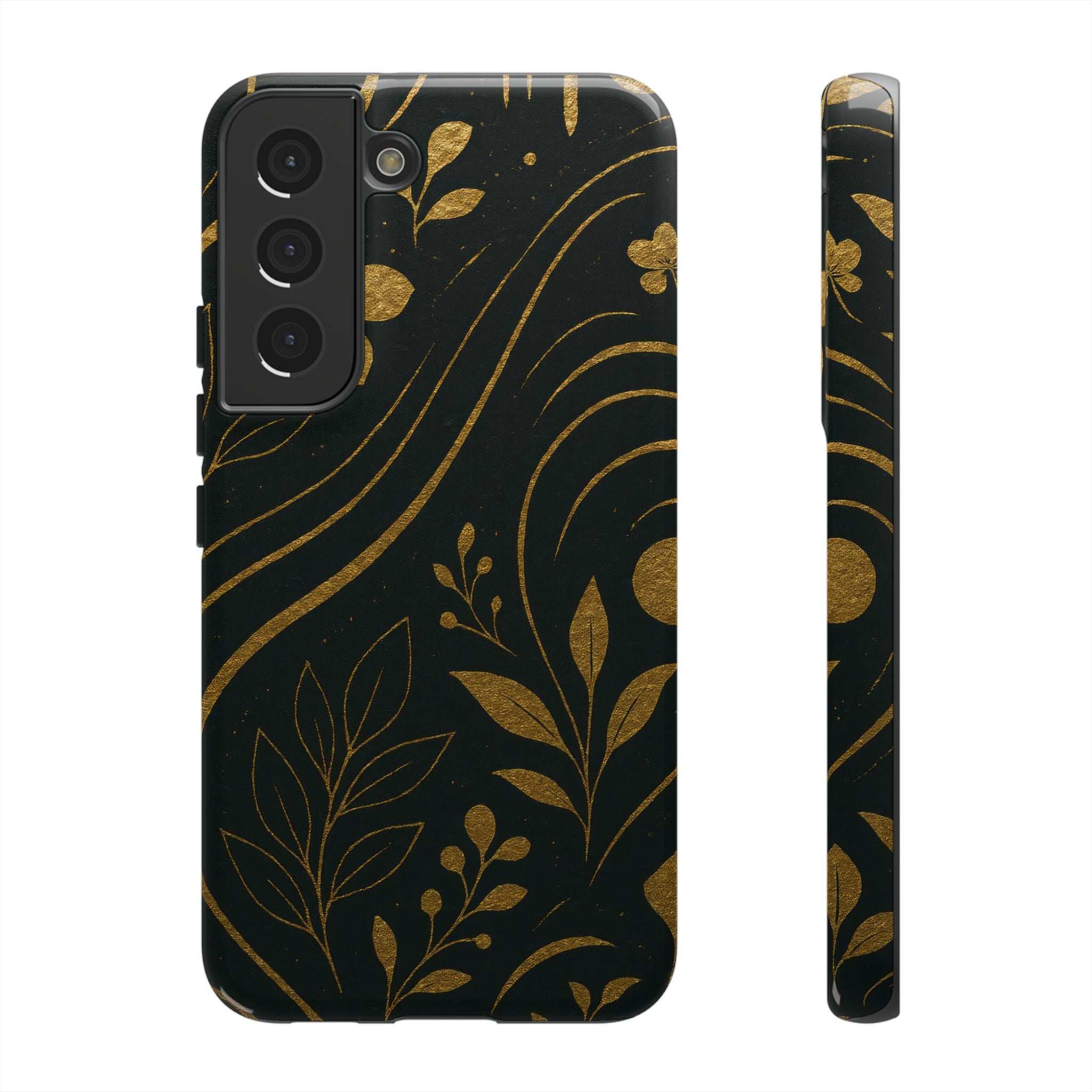 Gold Pattern Tough Phone Case for Samsung Galaxy & Google Pixel