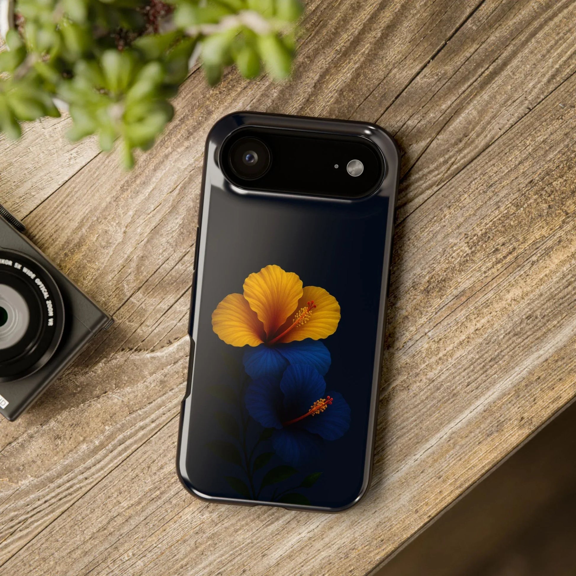 Elegant Hibiscus Phone Case for iPhone 11-17 and Galaxy S21-S22 - KARARMDESIGN