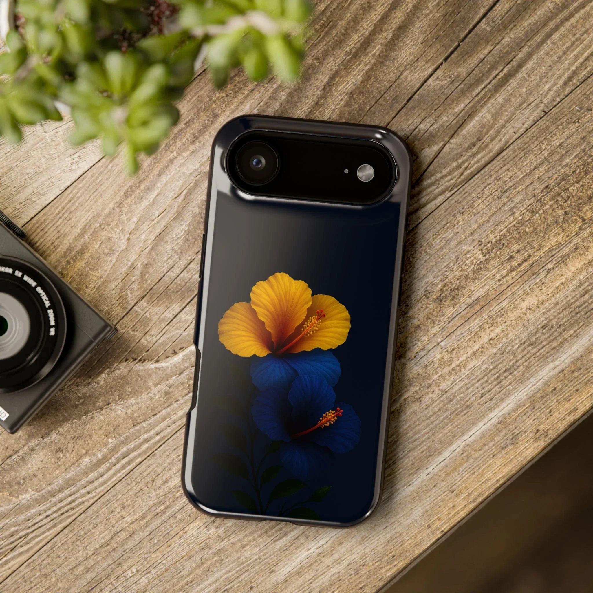 Elegant Hibiscus Phone Case for iPhone 11-17 and Galaxy S21-S22 - KARARMDESIGN