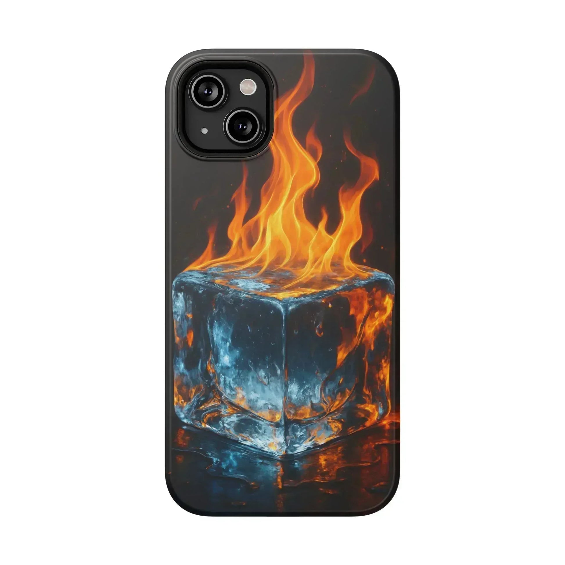 Flame Ice Phone Case for iPhone 12-16 and Galaxy S21-S22 - KARARMDESIGN