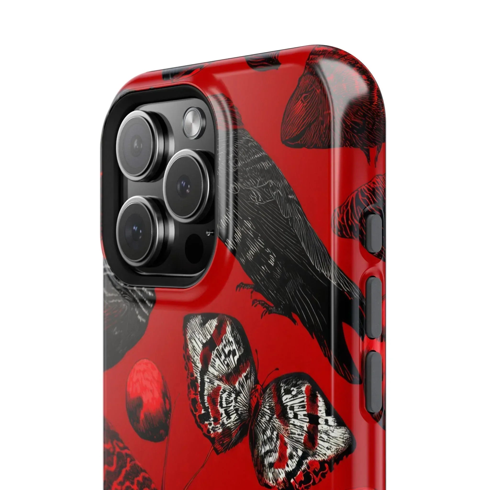 Crimson Wilderness Phone Case for iPhone 11-17 - KARARMDESIGN