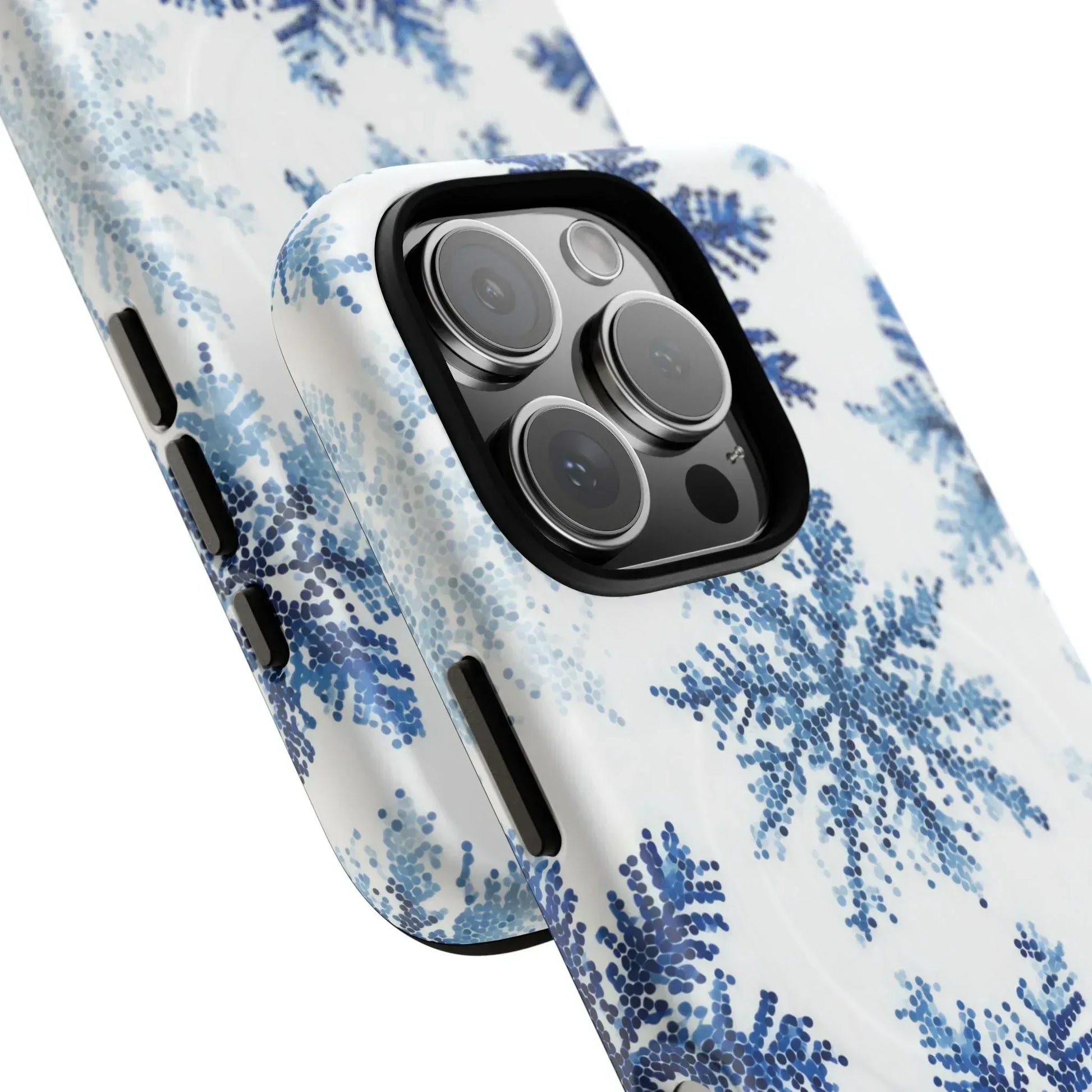 Snowflake Elegance Phone Case for iPhone 13-17 - KARARMDESIGN