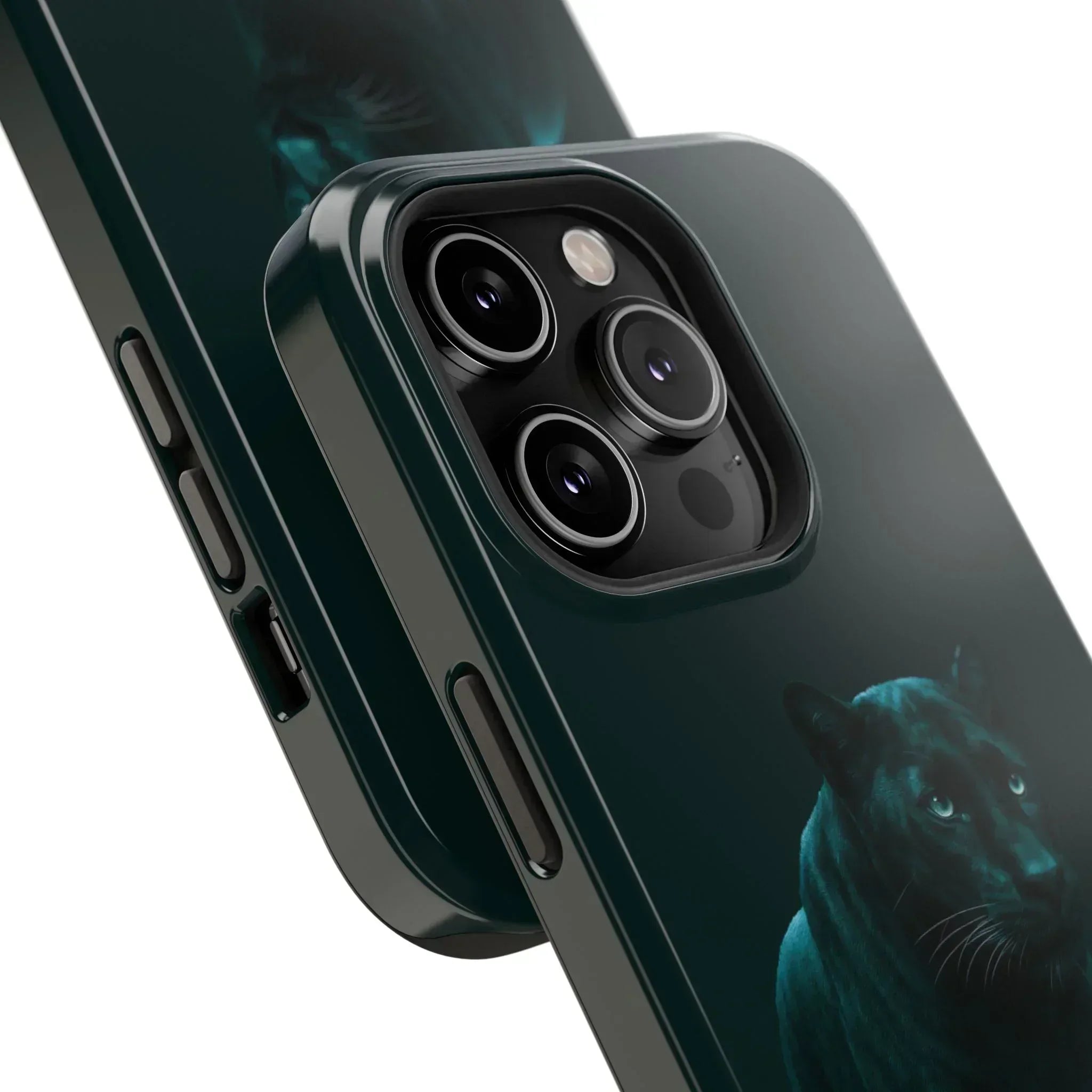 Black Panther Phone Case for iPhone 12-16 and Galaxy S21-S22 - KARARMDESIGN