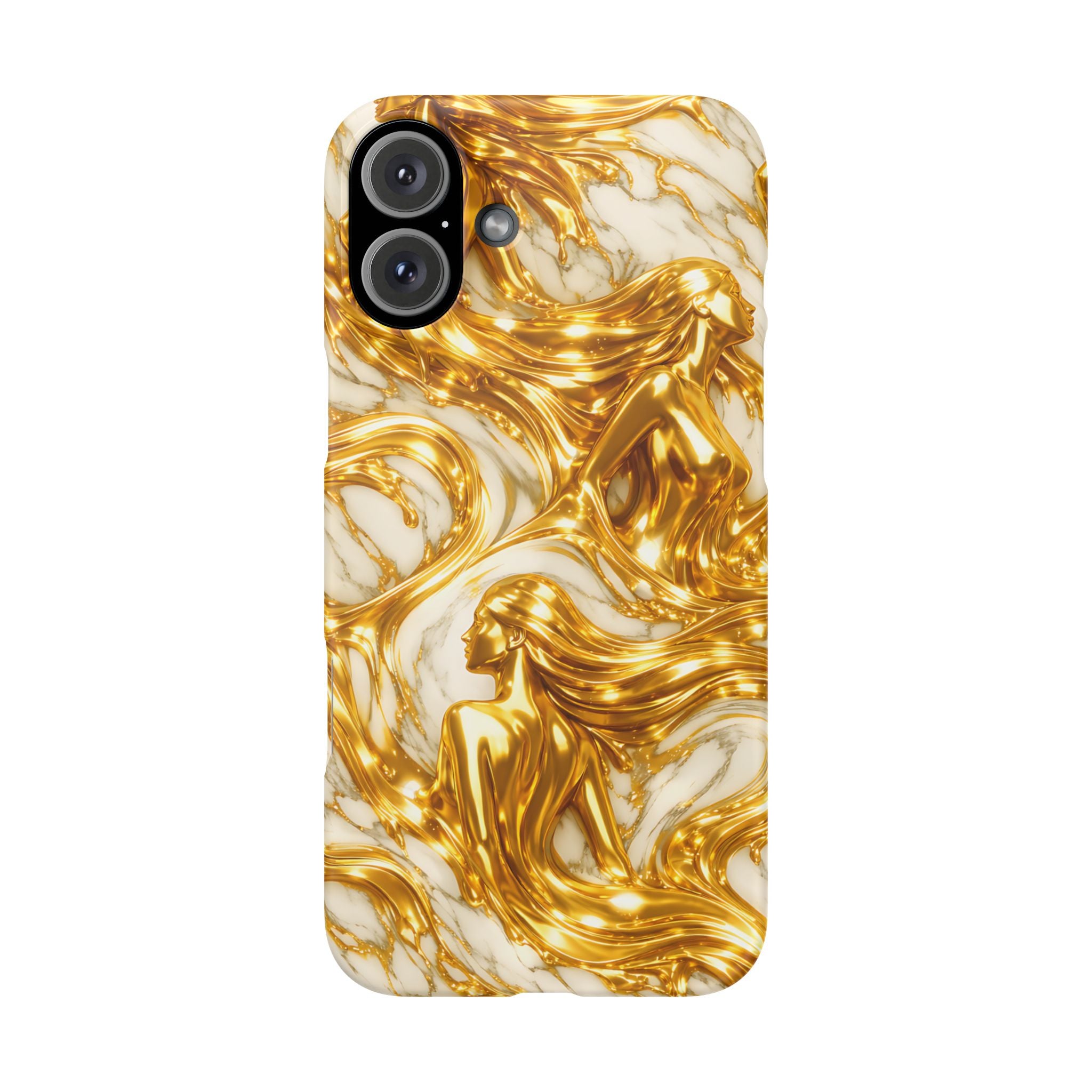 Divine Gold Woman Snap Phone Case for iPhone & Galaxy