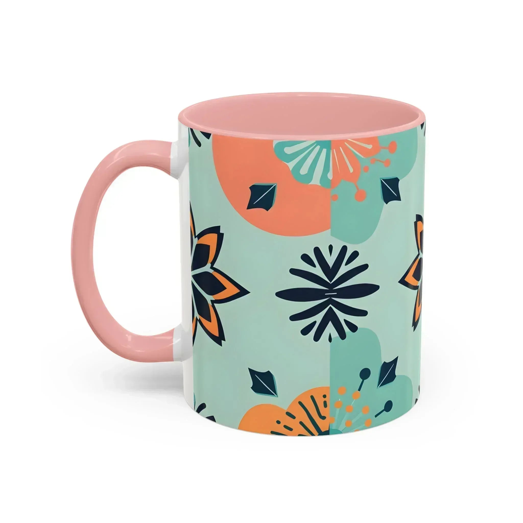 Floral Ornament Coffee Mug – 11oz - KARARMDESIGN