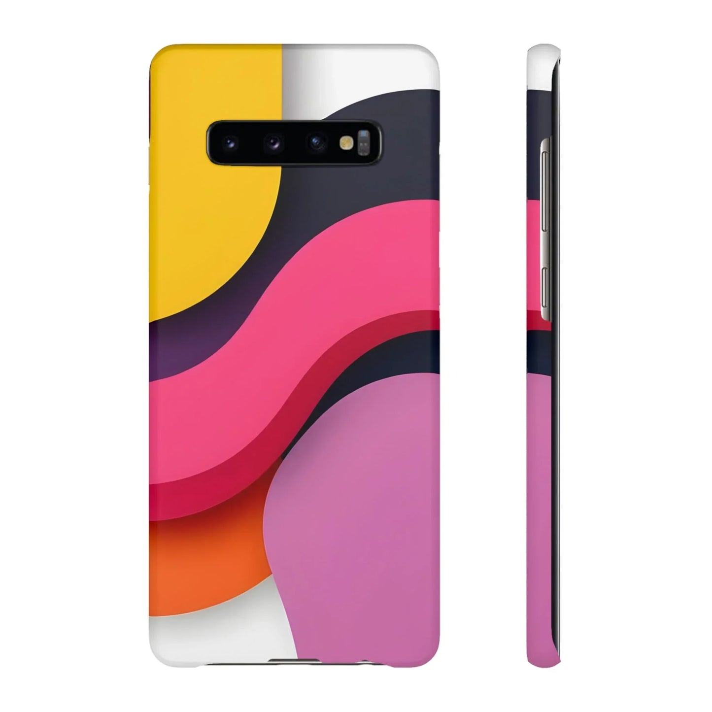 Abstract Phone Case for iPhone 7-16 and Samsung Galaxy S10-S25 Models - KarArmDesign
