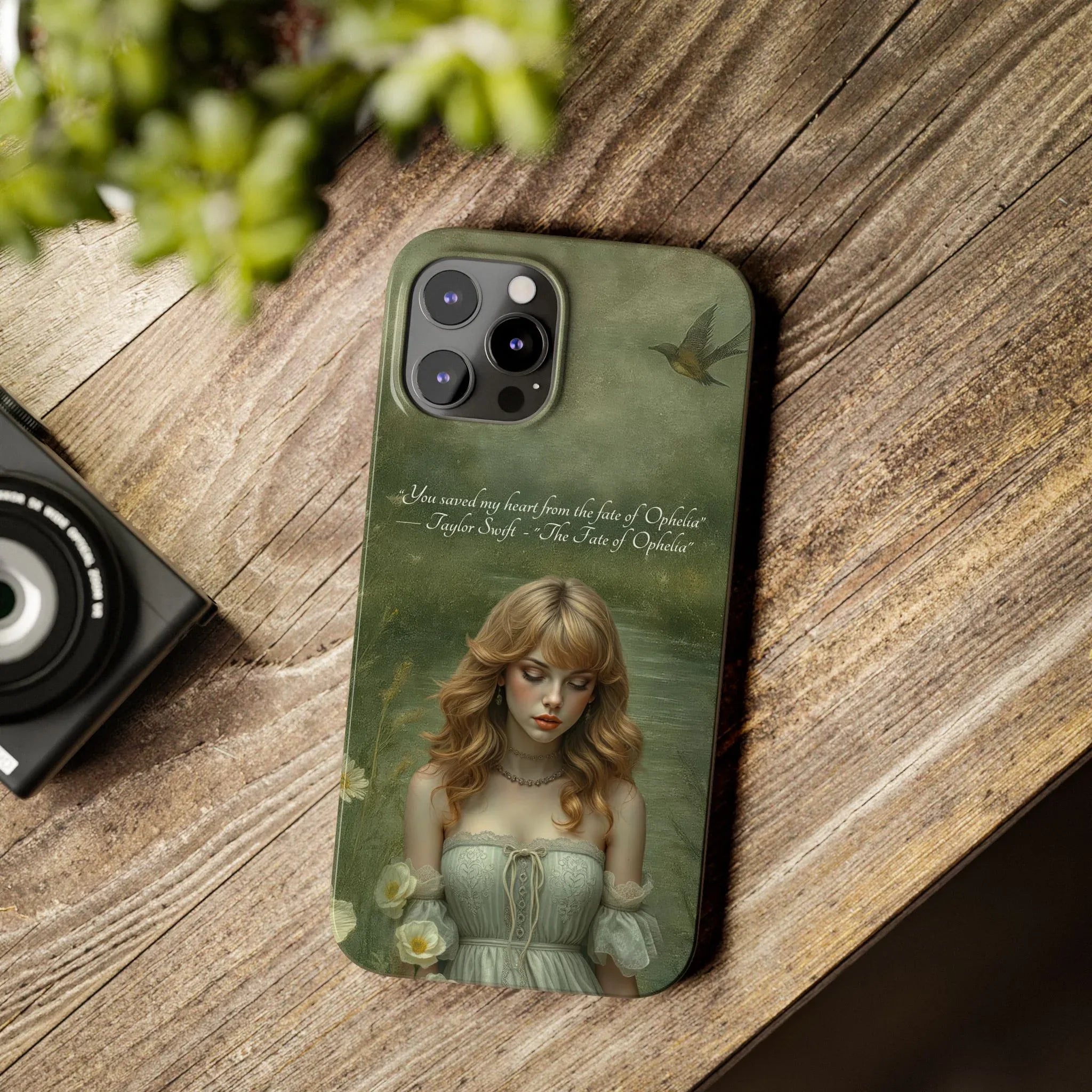 "Melancholic Ophelia" Phone Case for iPhone 11-17 - KARARMDESIGN