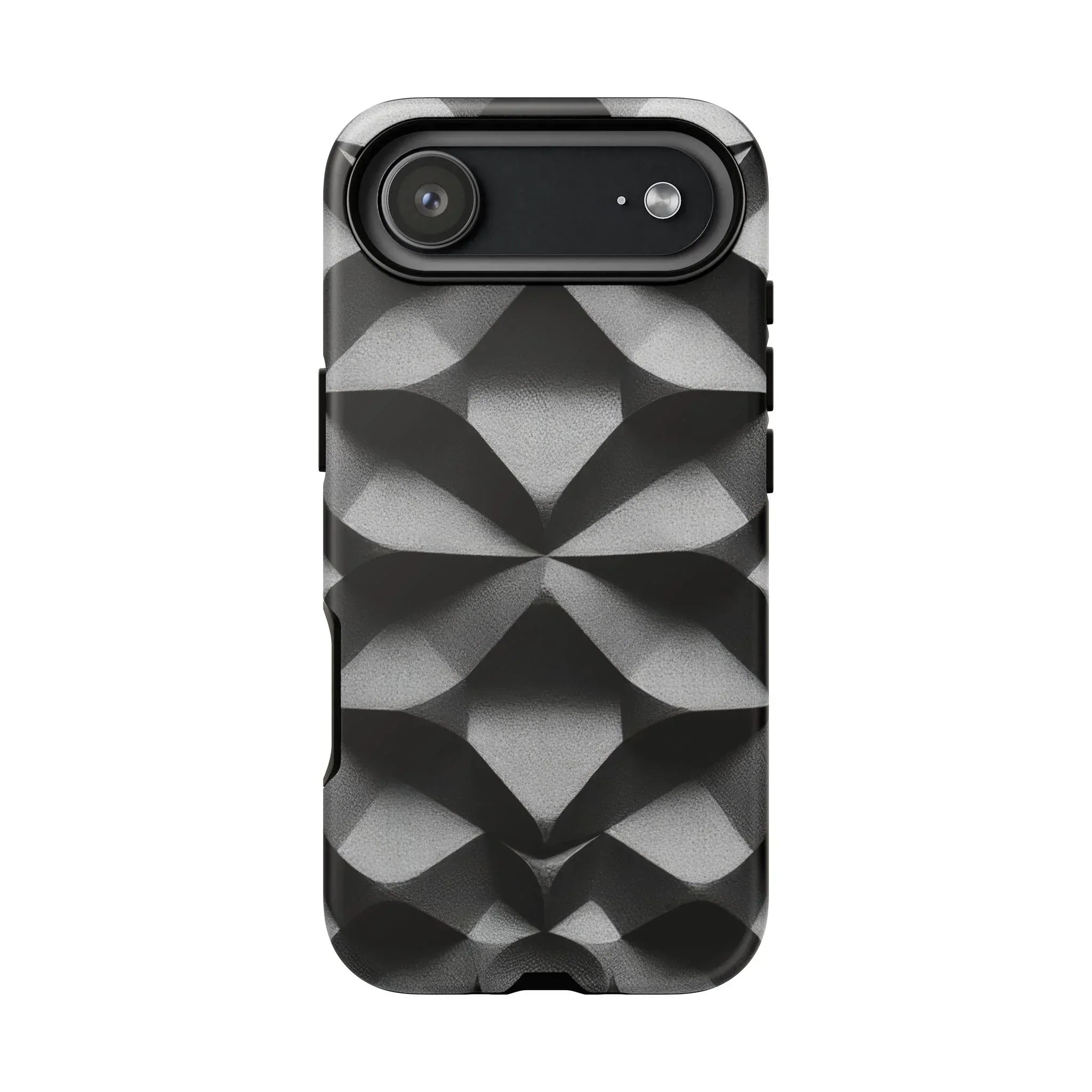 3D Geometric Phone Case for iPhone 8–17 - KARARMDESIGN