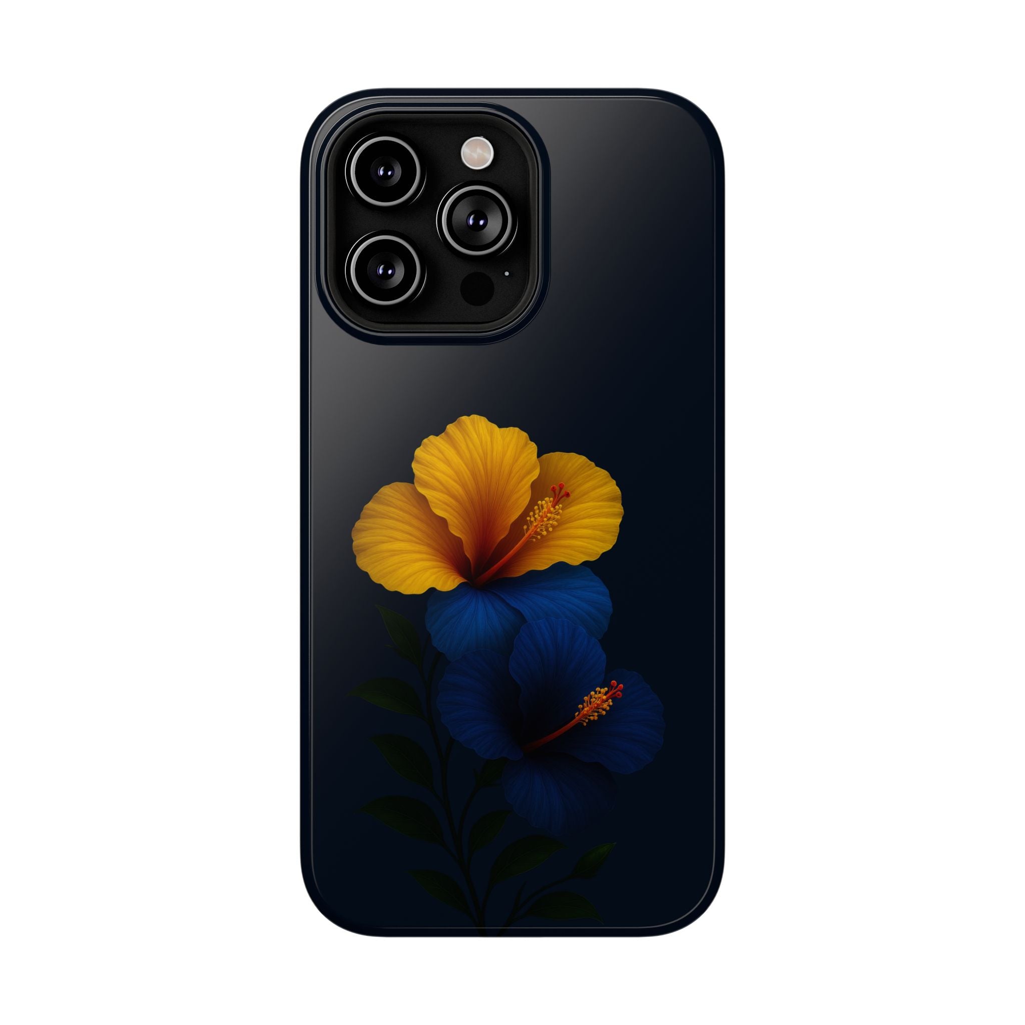 Elegant Hibiscus Phone Case for iPhone 11-17 and Galaxy S21-S22