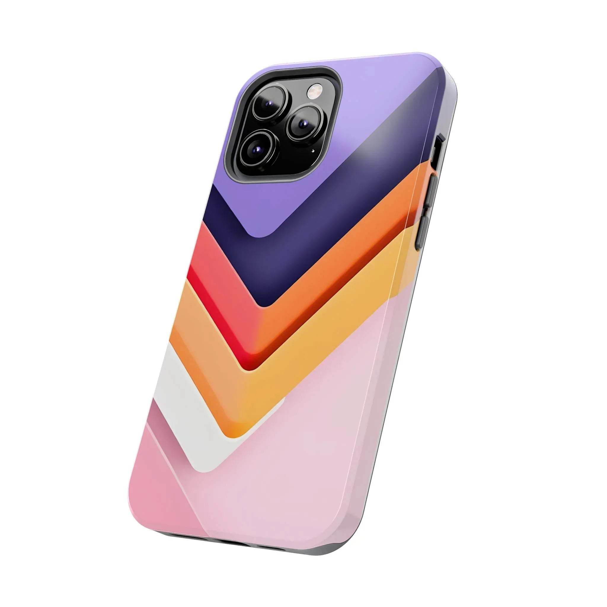 Vibrant Geometric Chevron Phone Case for iPhone and Galaxy - KARARMDESIGN
