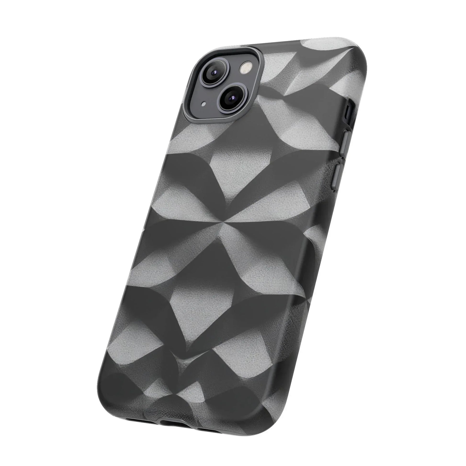 3D Geometric Phone Case for iPhone 8–17 - KARARMDESIGN