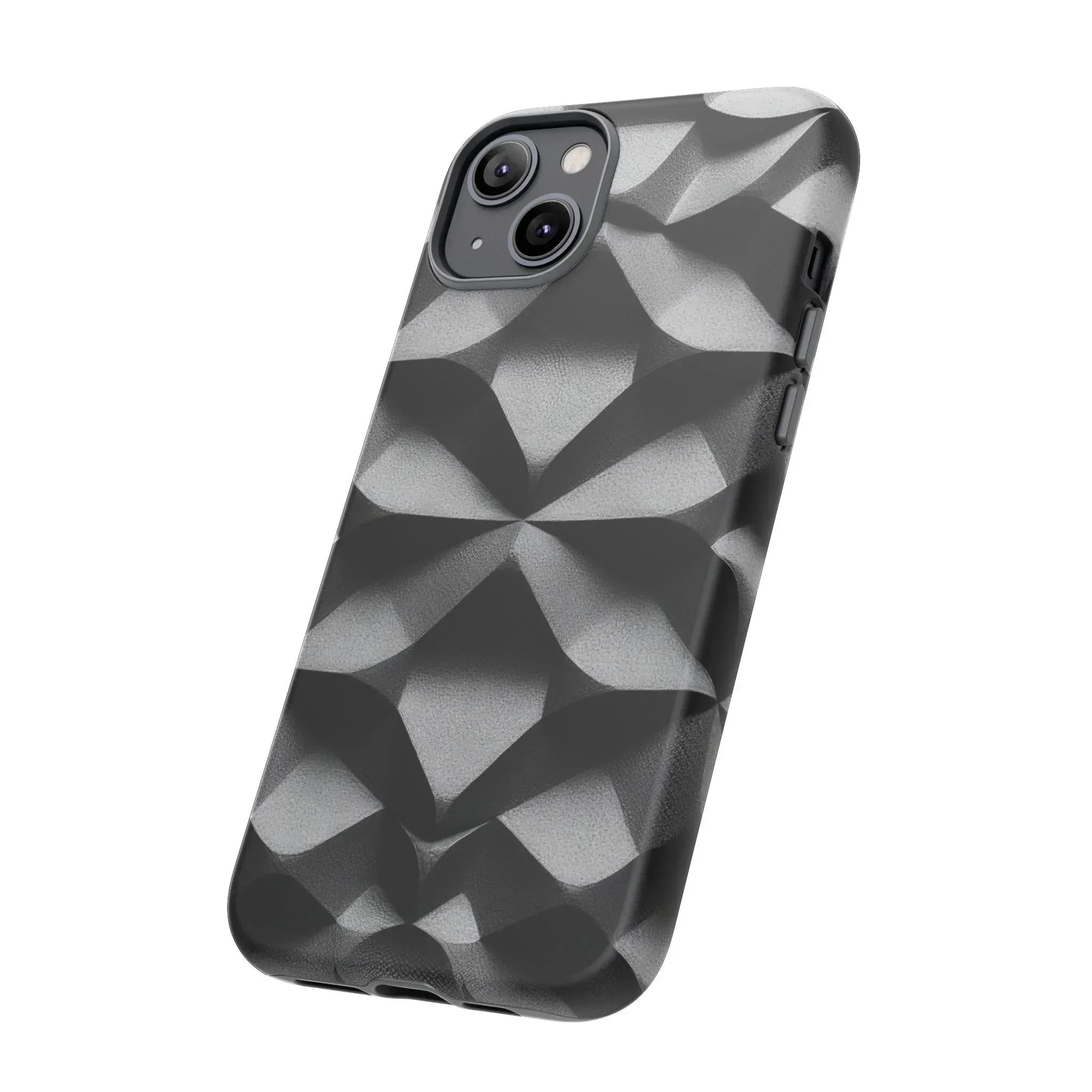 3D Geometric Phone Case for iPhone 8–17 - KARARMDESIGN