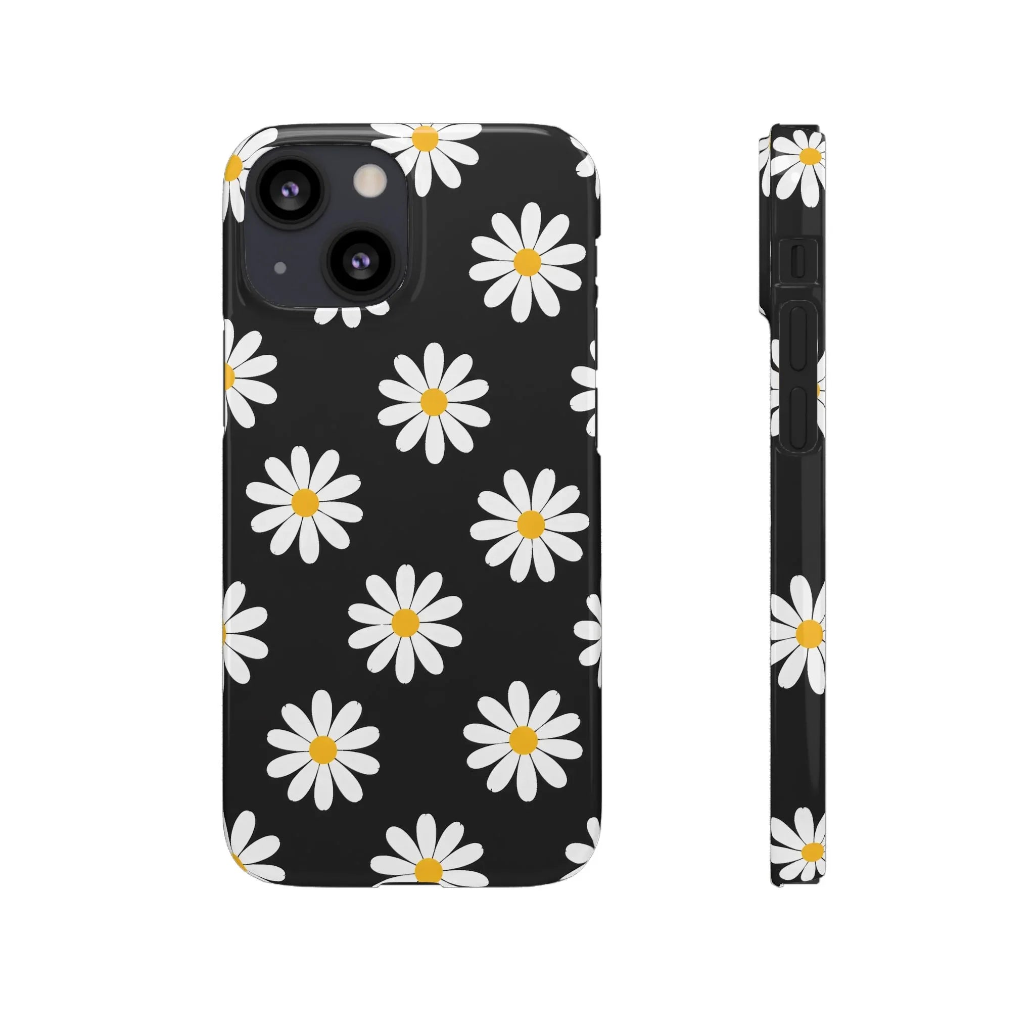 Daisy Charm Phone Case for iPhone 11-17 and Galaxy S20-S25 - KARARMDESIGN