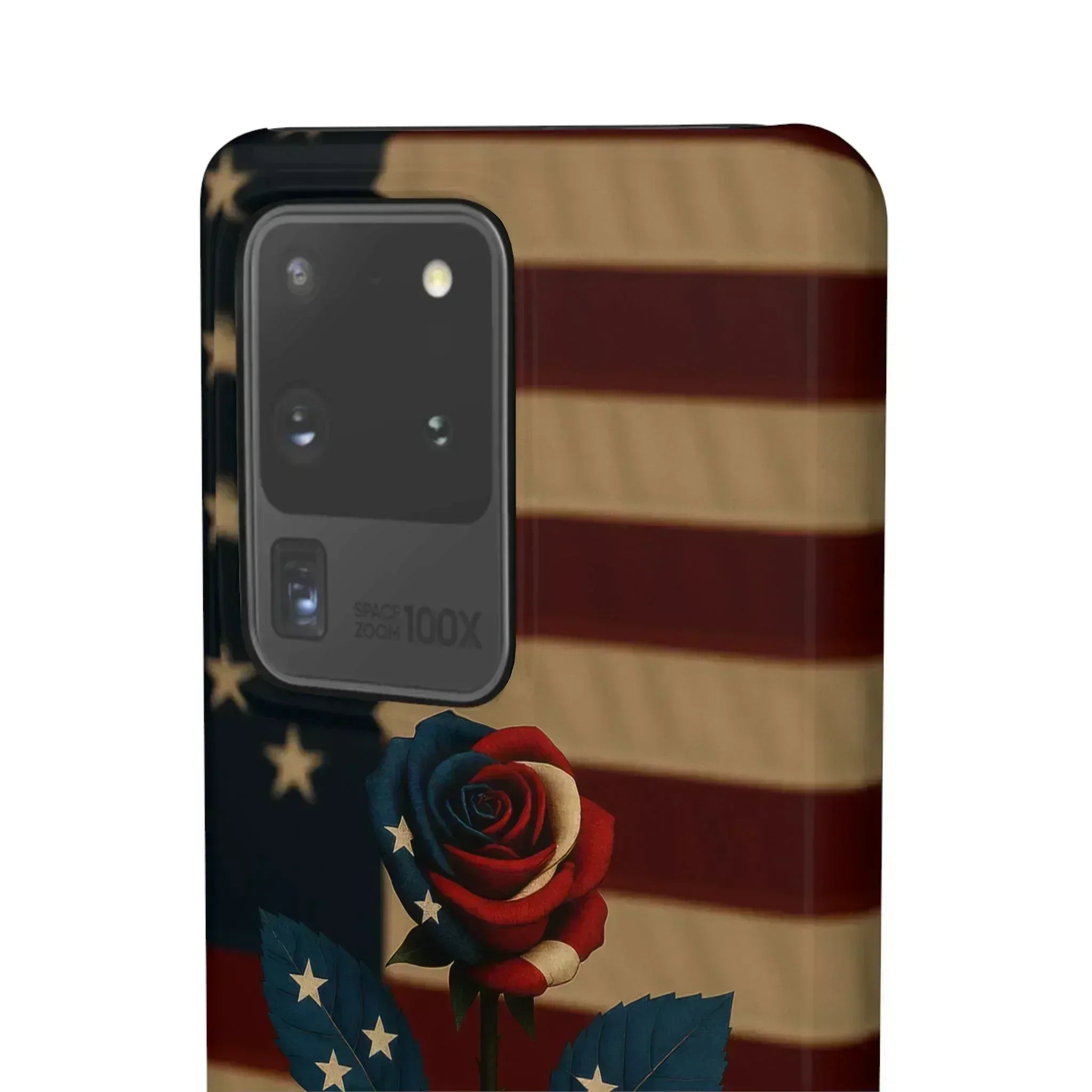American Rose Flag Phone Case for iPhone 8-16 and Galaxy S10-S24 - KARARMDESIGN
