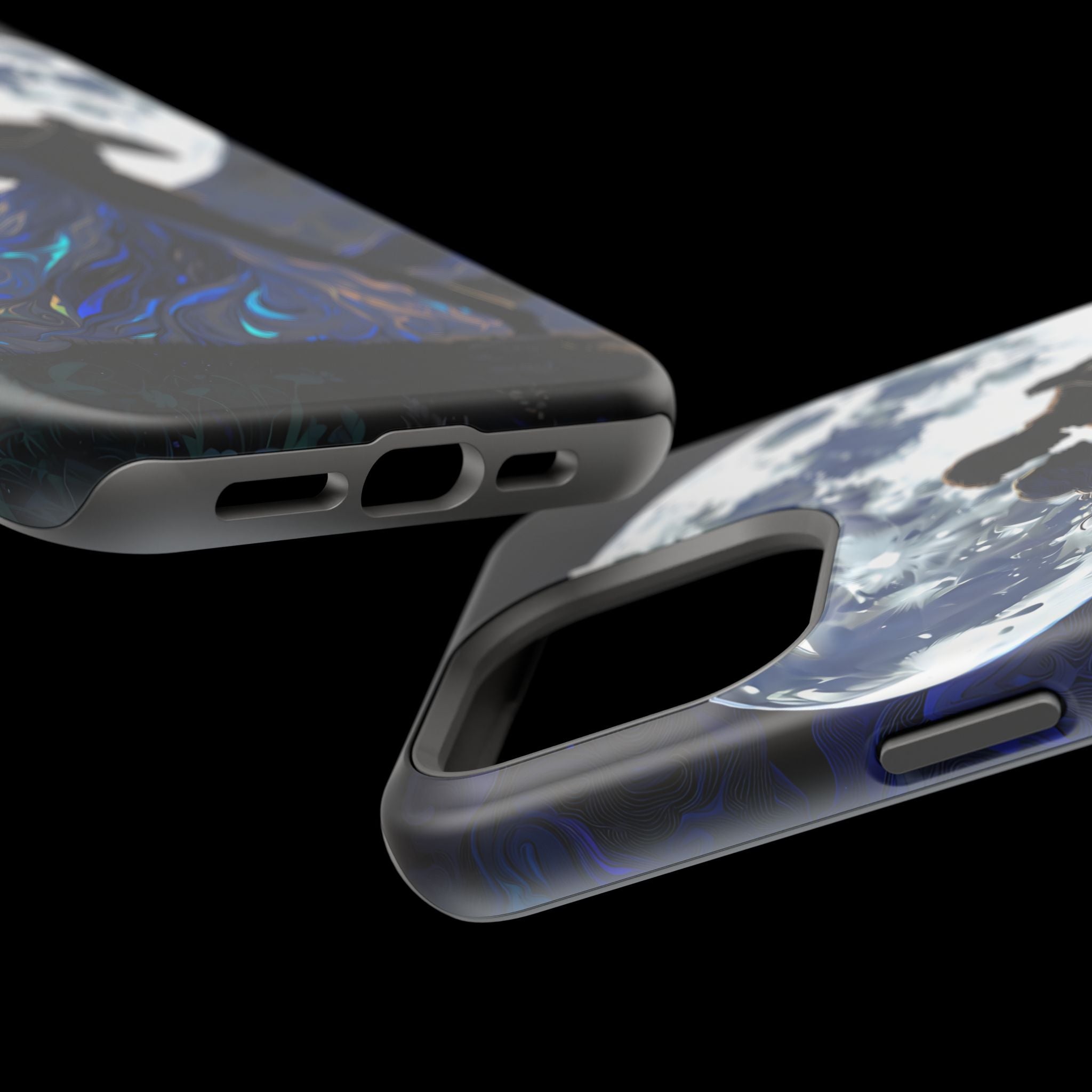 Romantic Moonlight Dance Magnetic Phone Case – iPhone 15–17 & Samsung Galaxy S26
