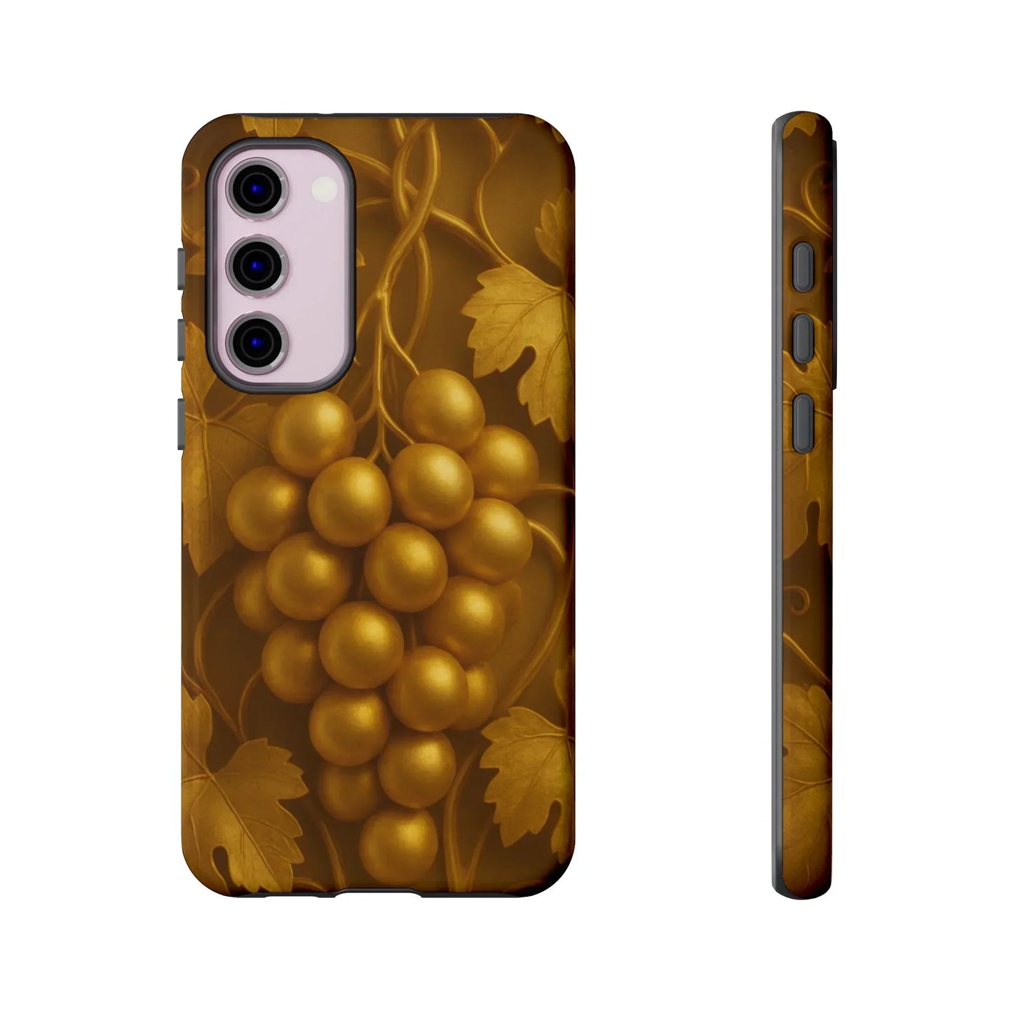 Golden Grapes Phone Case for Samsung Galaxy S10-S25 Models - KarArmDesign