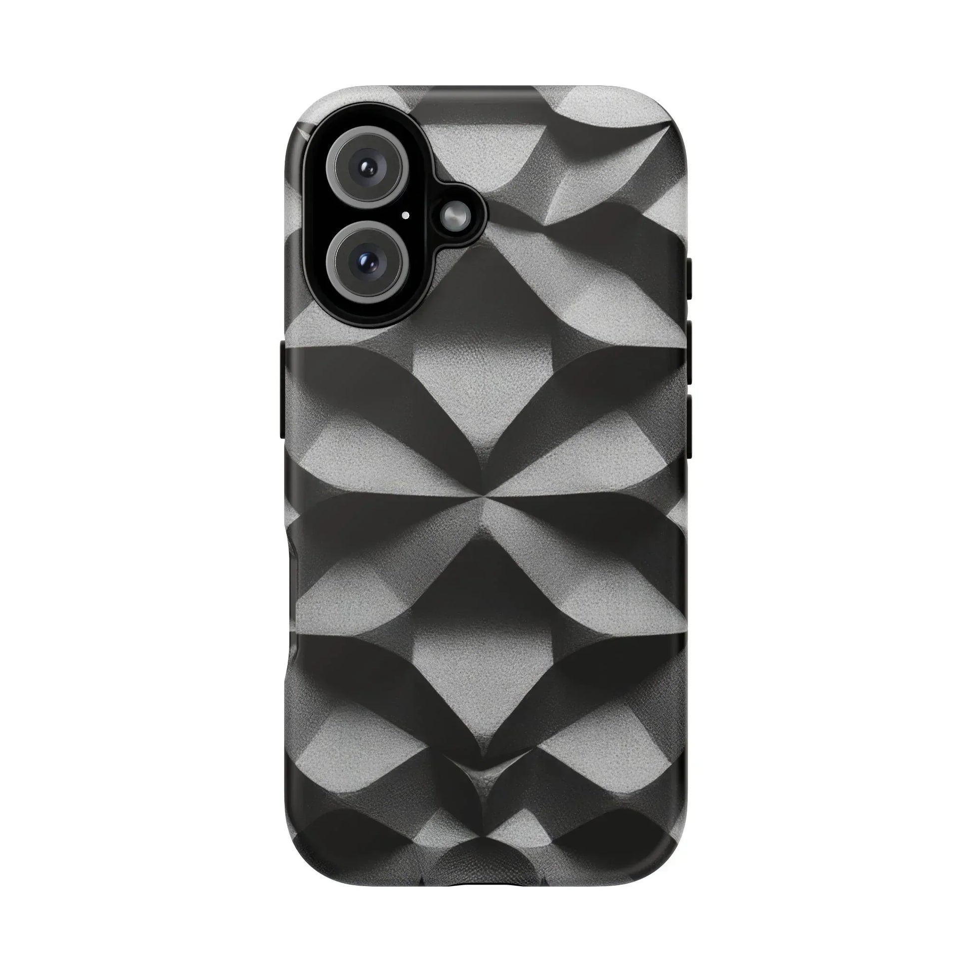 3D Geometric Phone Case for iPhone 8–17 - KARARMDESIGN