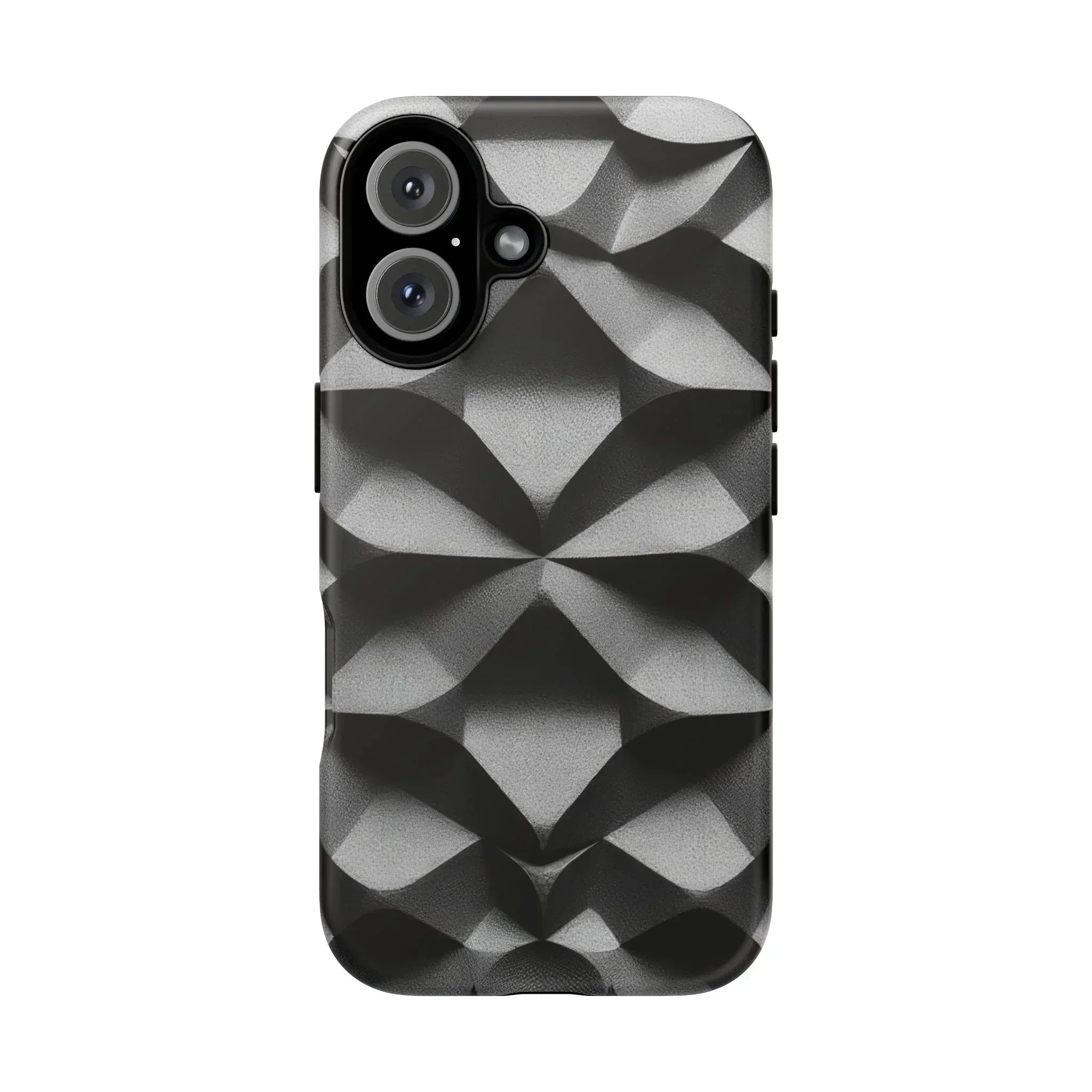 3D Geometric Phone Case for iPhone 8–17 - KARARMDESIGN