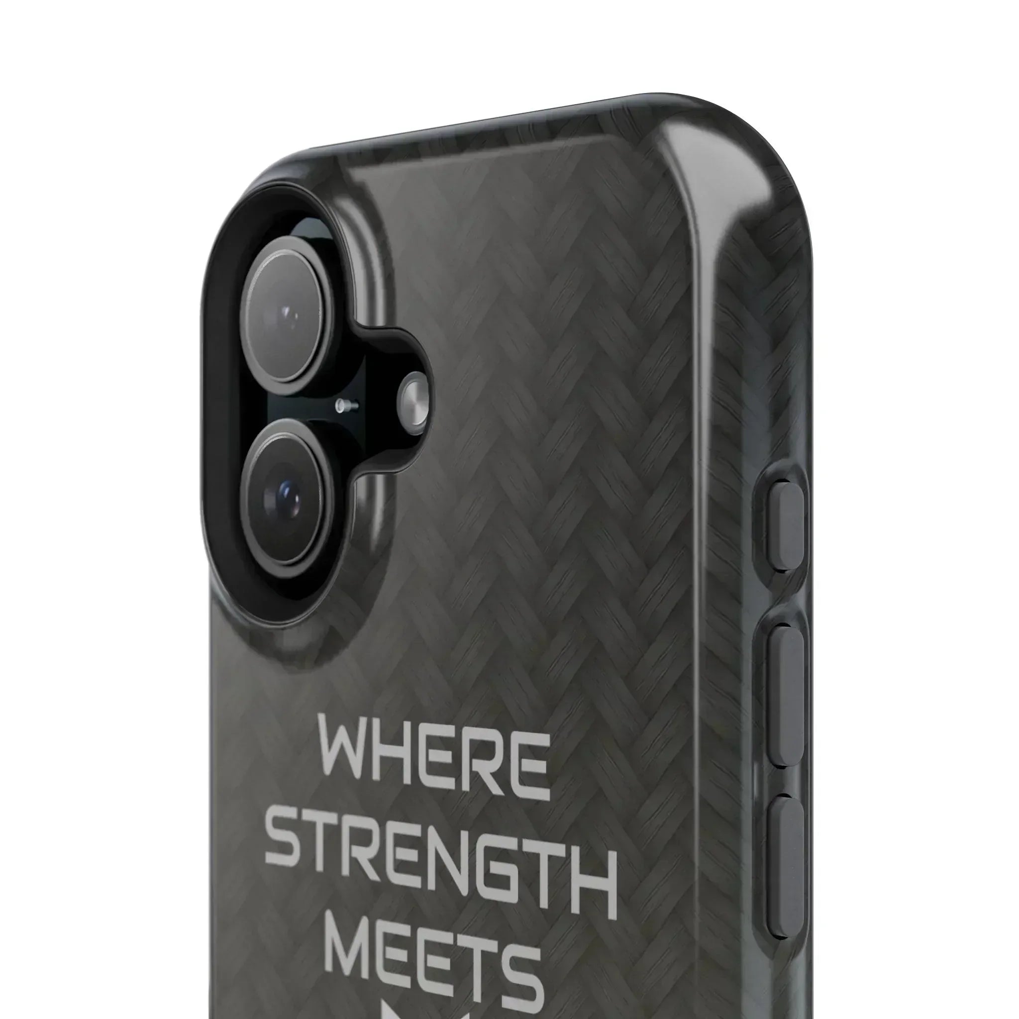 Gray Carbon Phone Case for iPhone 12-16 and Galaxy S21-S22 - KARARMDESIGN