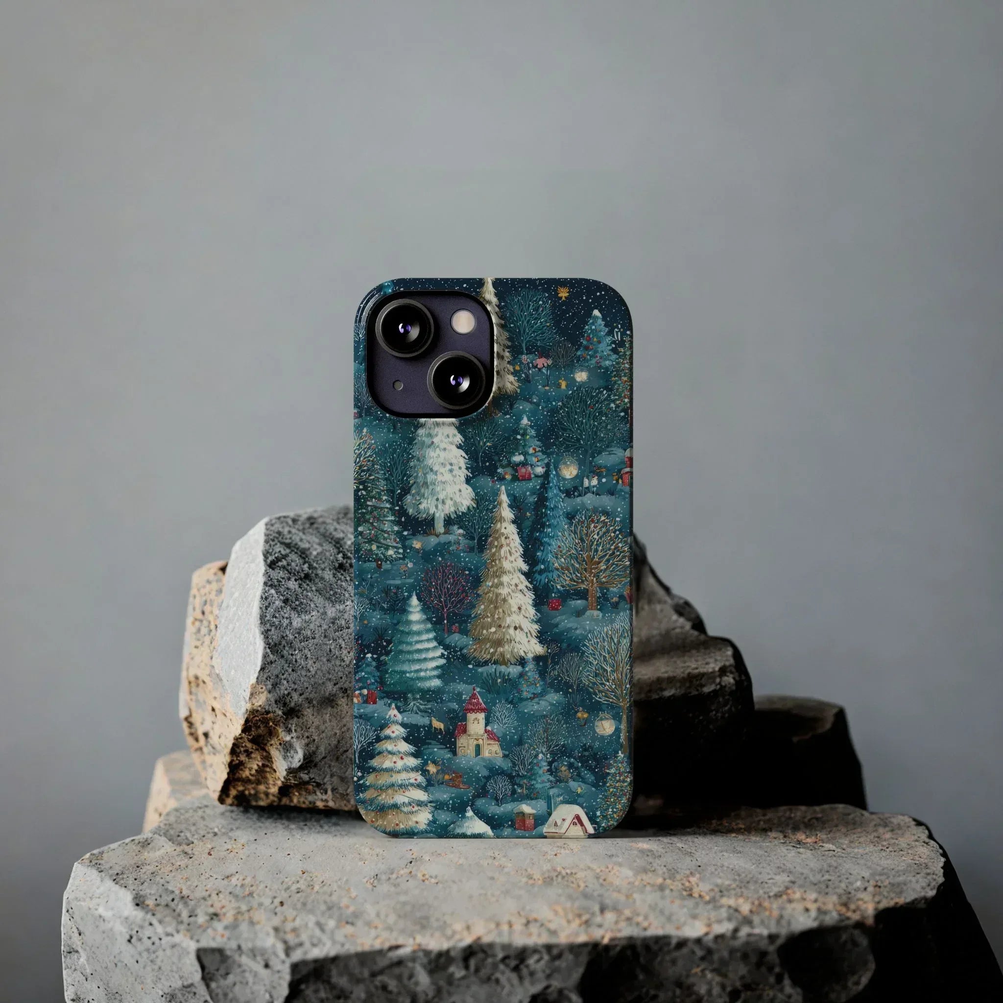 Frosty Forest Phone Case for iPhone 11-17 - KARARMDESIGN