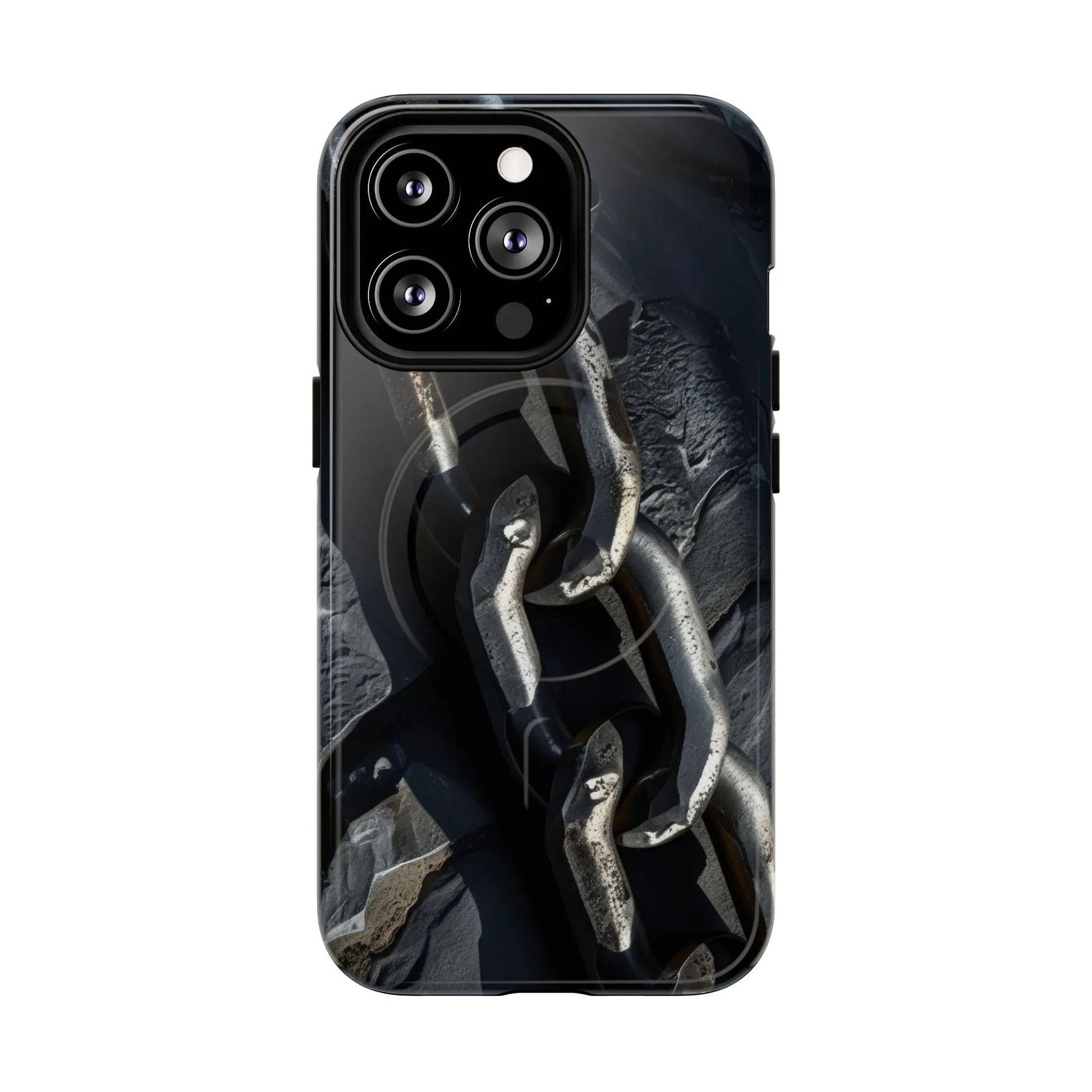 “Iron Chain” Tough Magnetic Phone Case for iPhone 13-17 - KARARMDESIGN