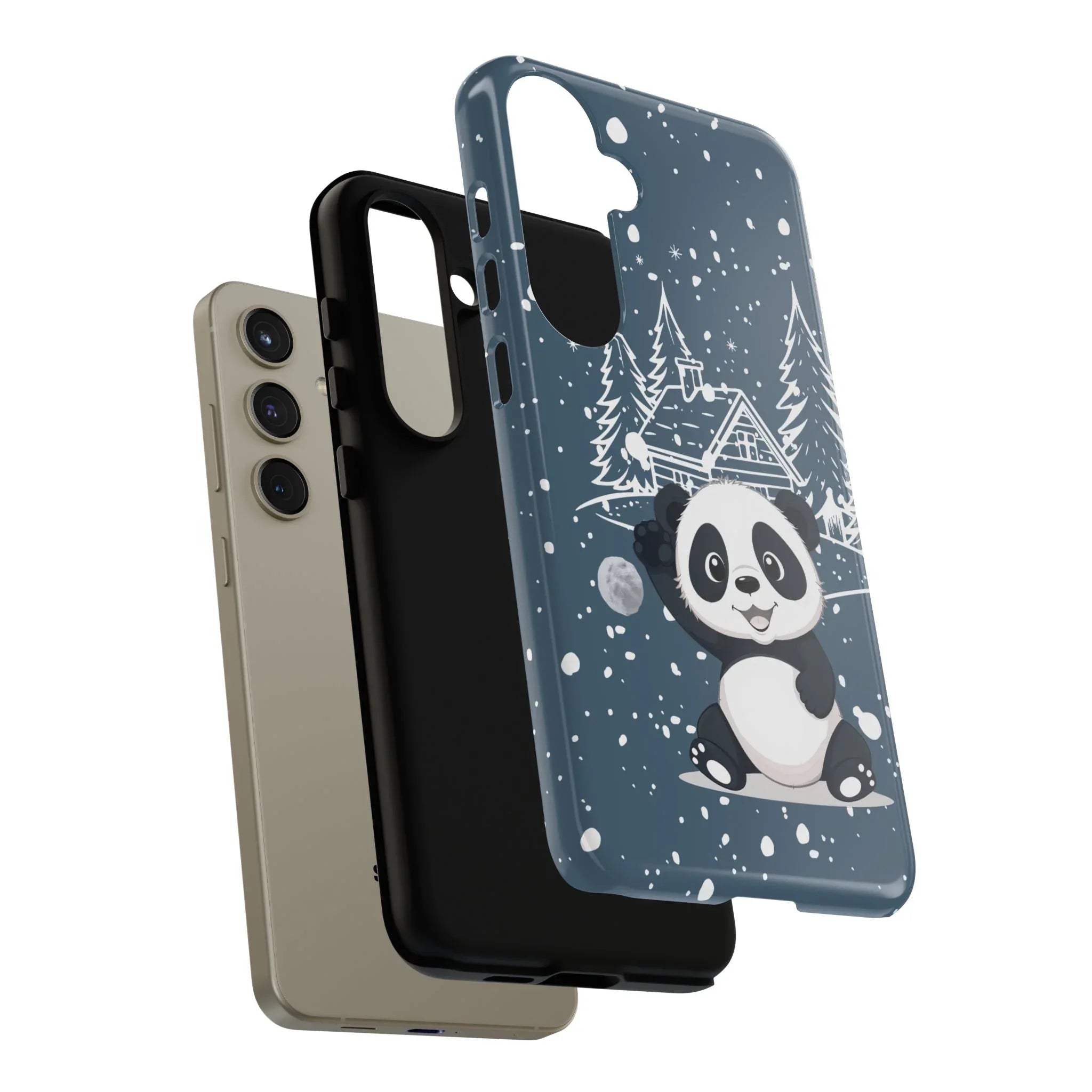 Cute Panda Phone Case for Samsung Galaxy and Google Pixel - KARARMDESIGN