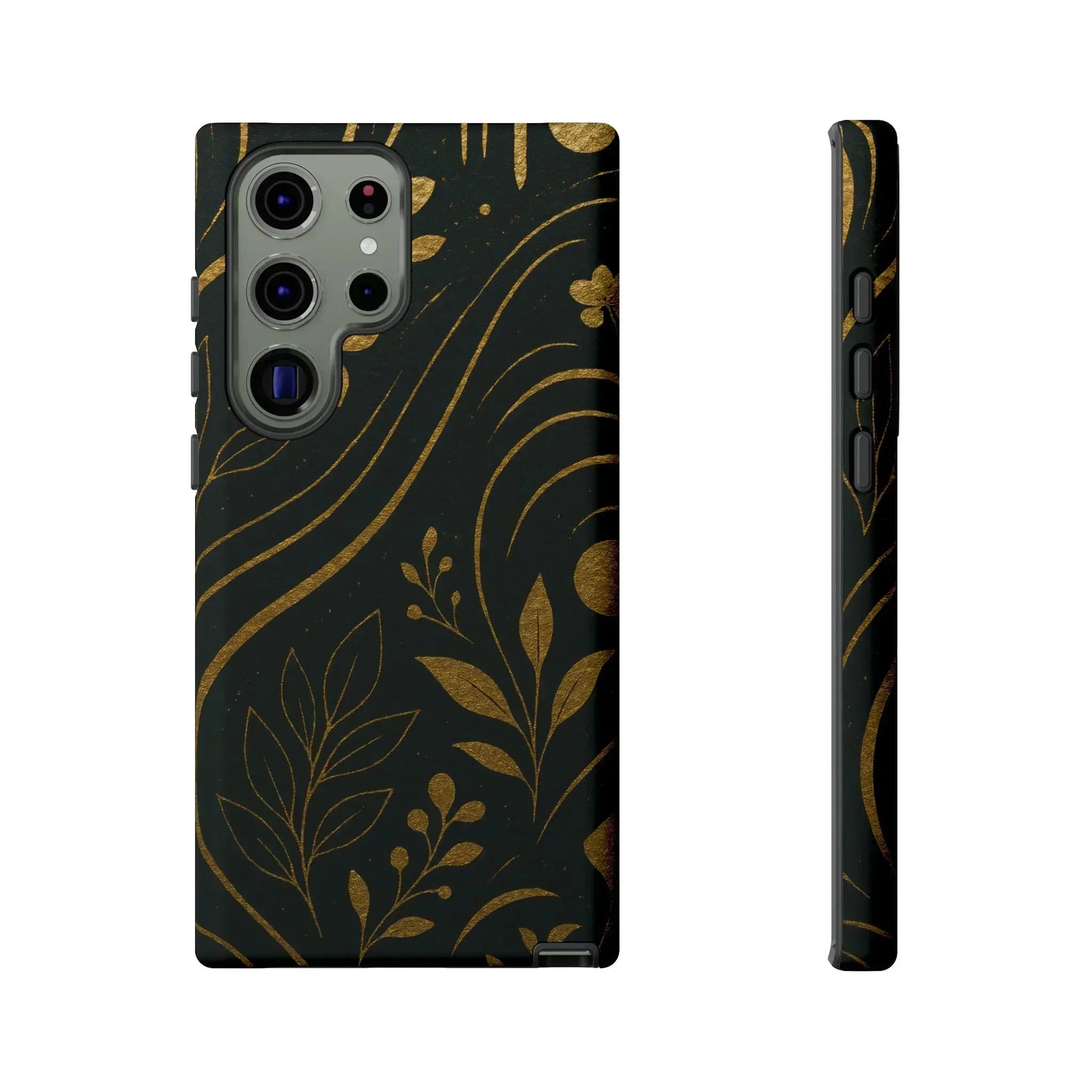 Foil Frenzy Abstract Gold Pattern Phone Case for Samsung Galaxy and Google Pixel - KarArmDesign