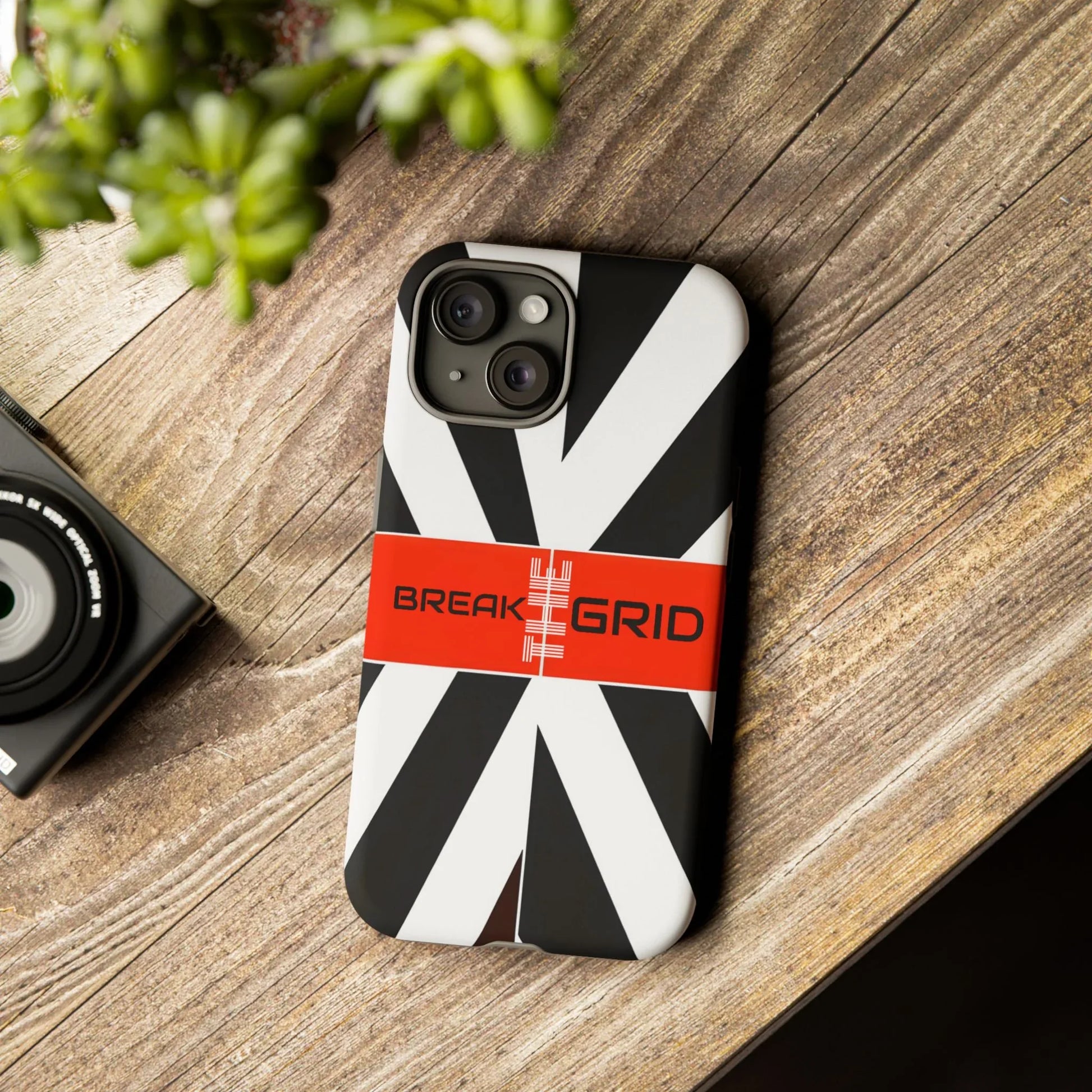 Break The Grid Phone Case for iPhone 11–16 and Galaxy S20–S25 - KARARMDESIGN