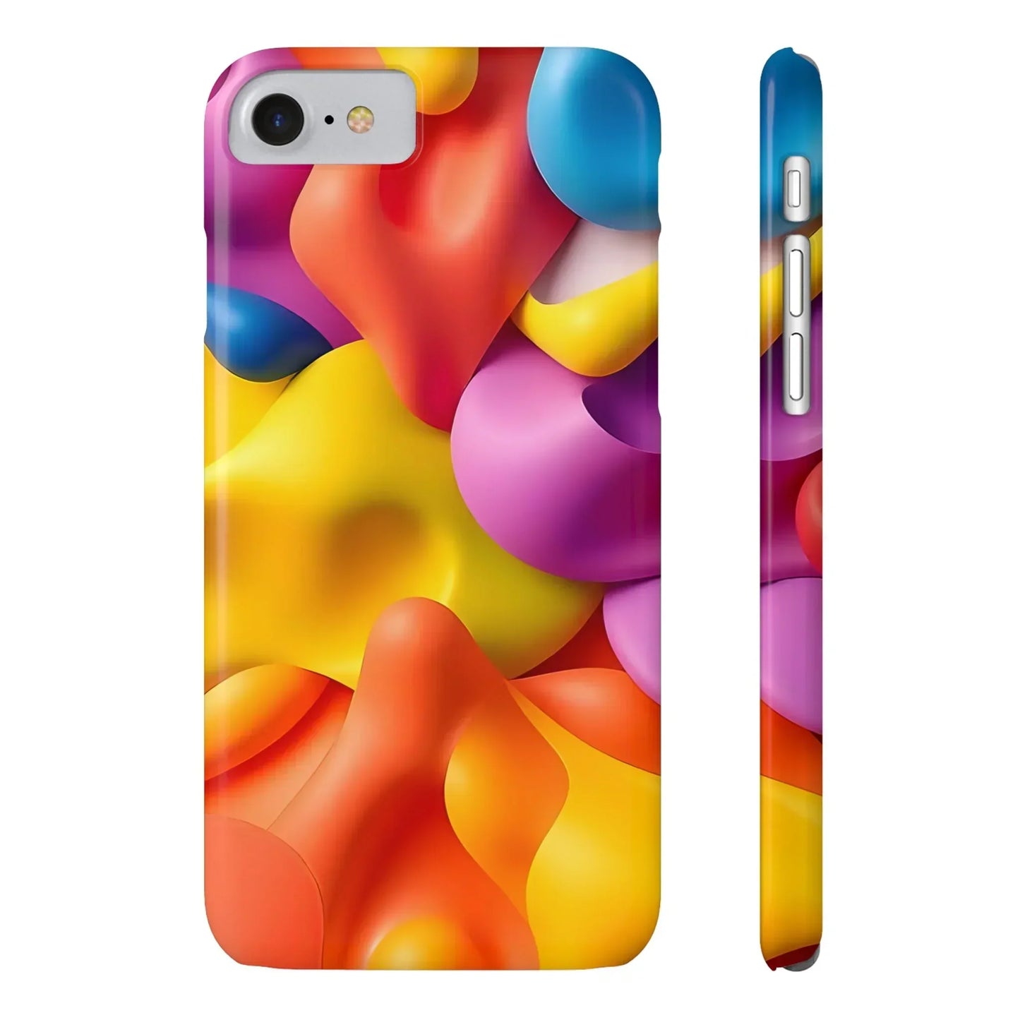 Vibrant Abstract Color Phone Case for iPhone 7-16 Models - KarArmDesign