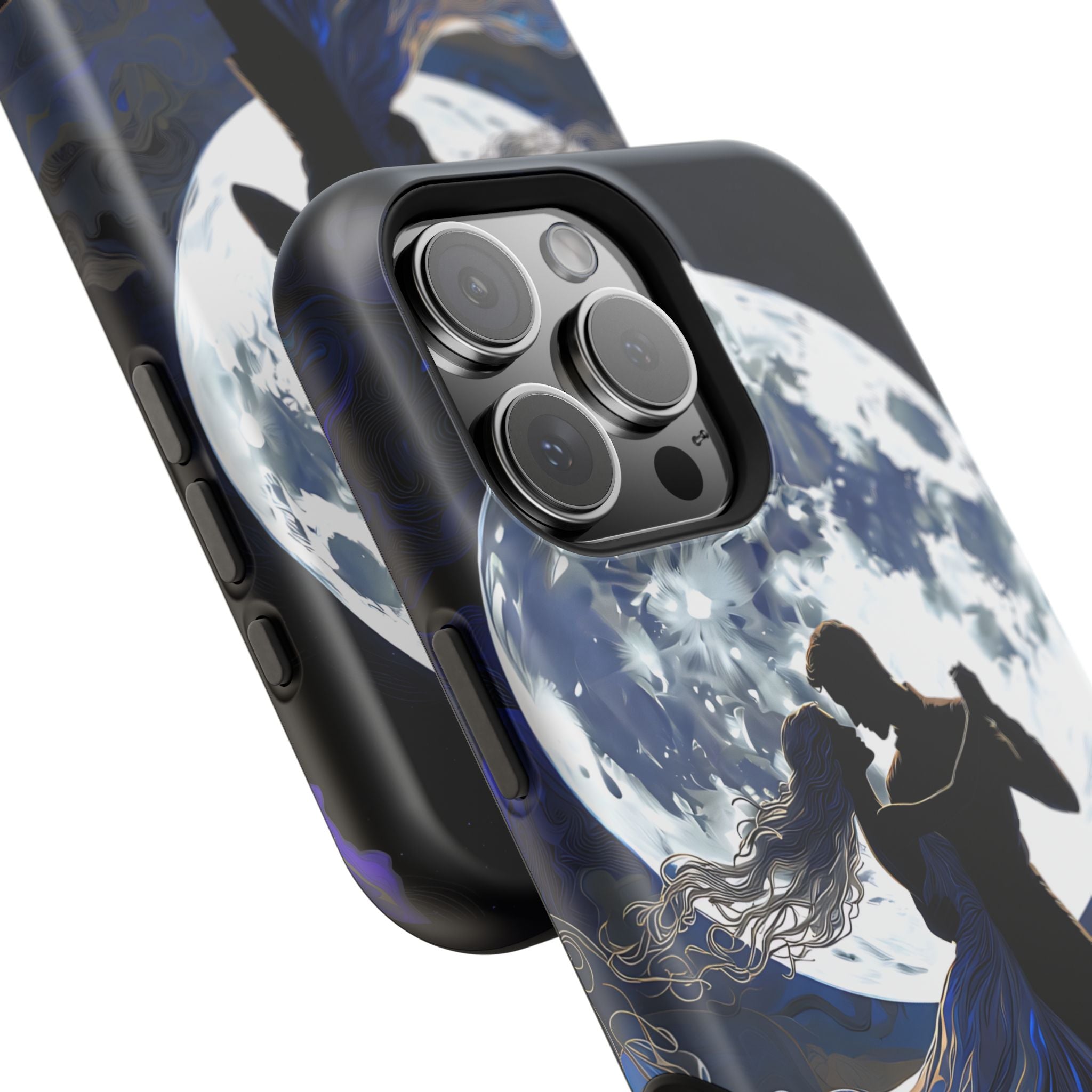 Romantic Moonlight Dance Magnetic Phone Case – iPhone 15–17 & Samsung Galaxy S26