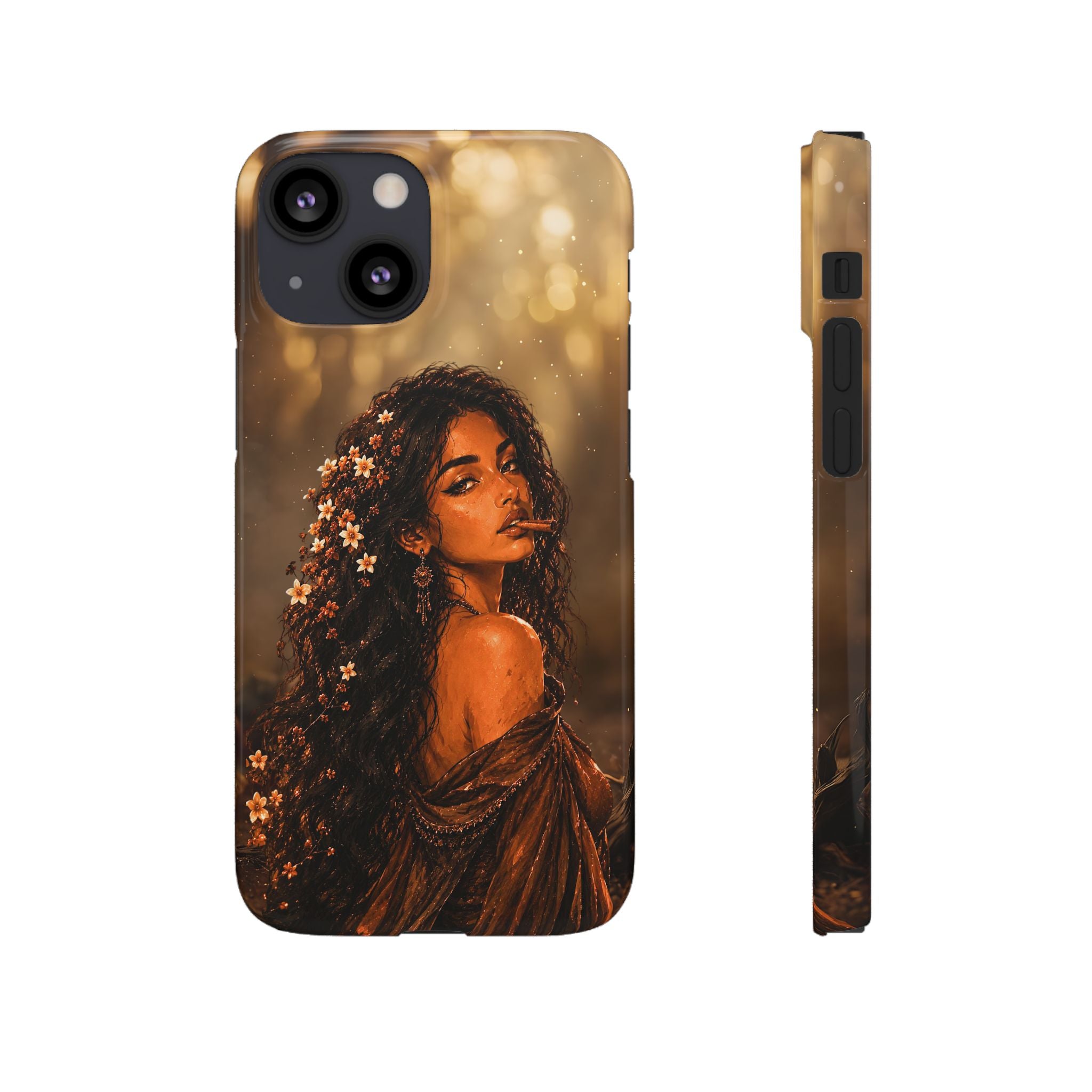 Cinnamon Girl Phone Case for iPhone 11-17 & Samsung Galaxy S20-S26