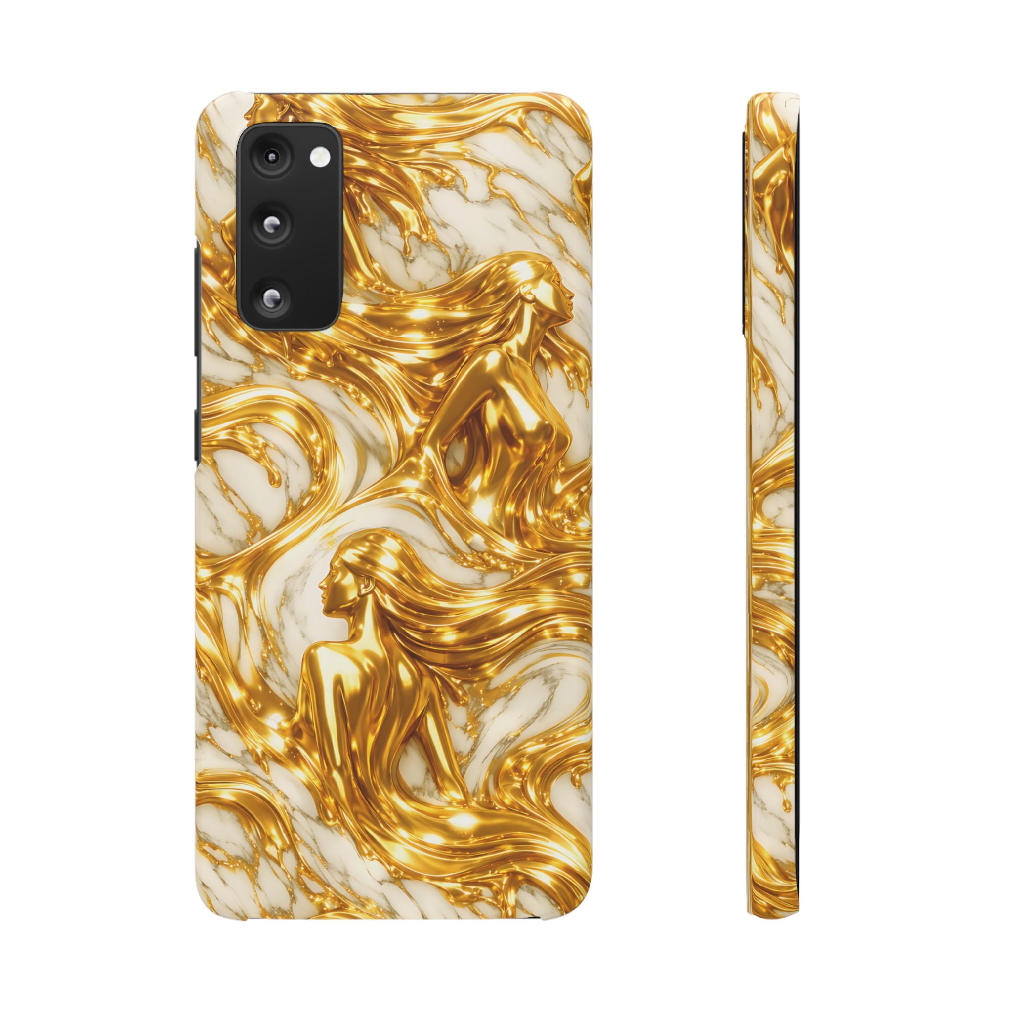 Divine Gold Woman Snap Phone Case for iPhone & Galaxy