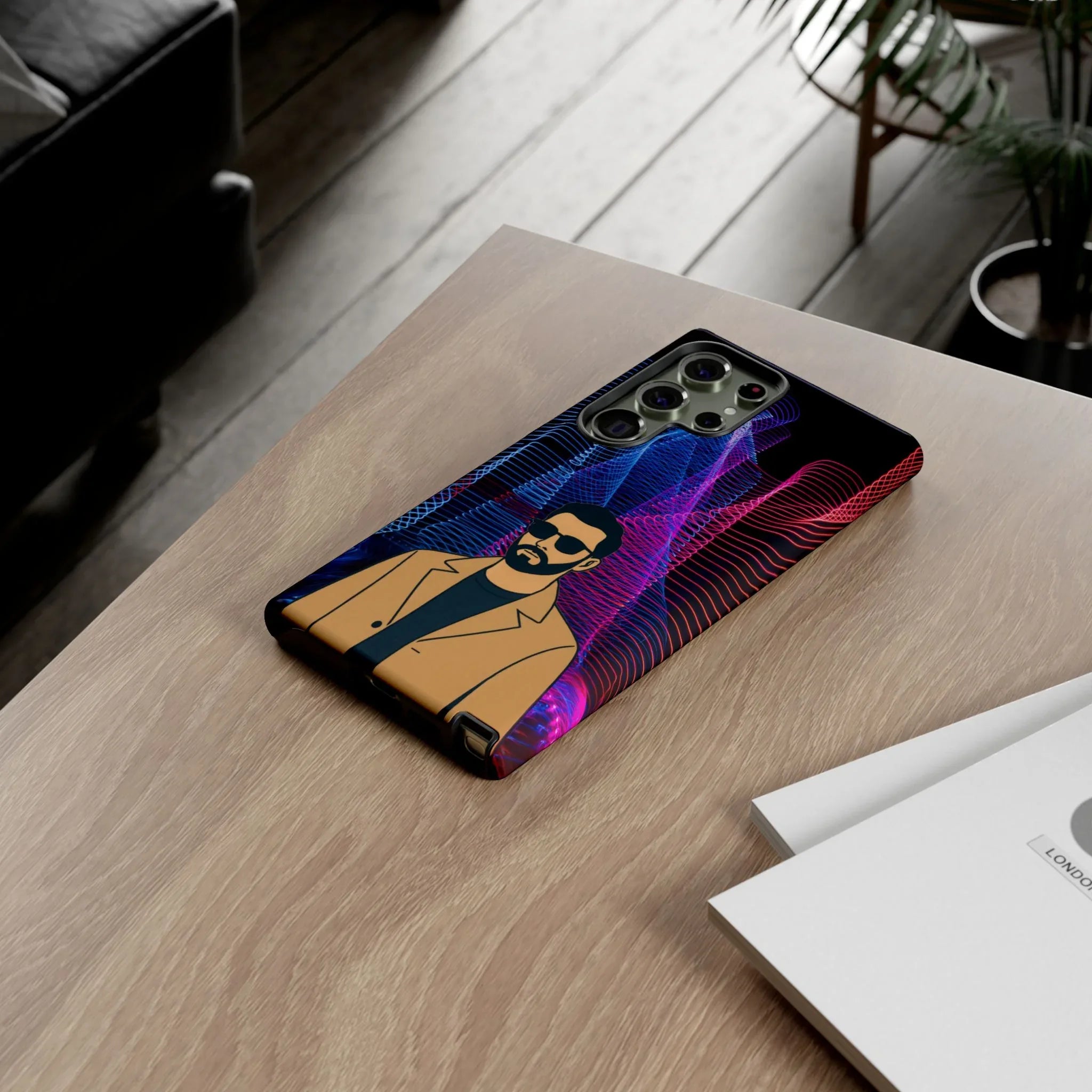 Bearded Style Phone Case for iPhone 11-17 and Galaxy S20-S25 - KARARMDESIGN