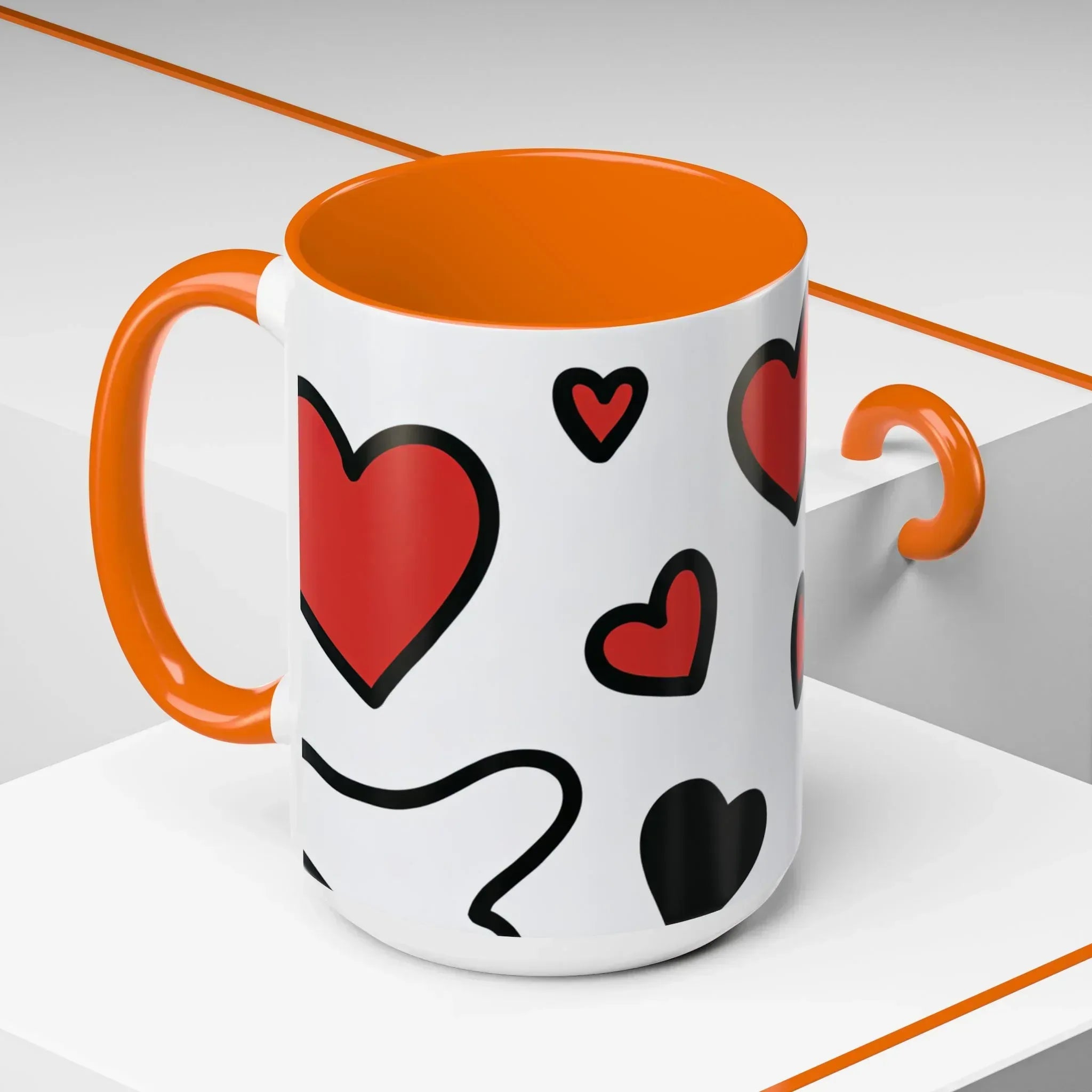 Love Overflow Mug – Accent Coffee Mug (11, 15oz) - KARARMDESIGN