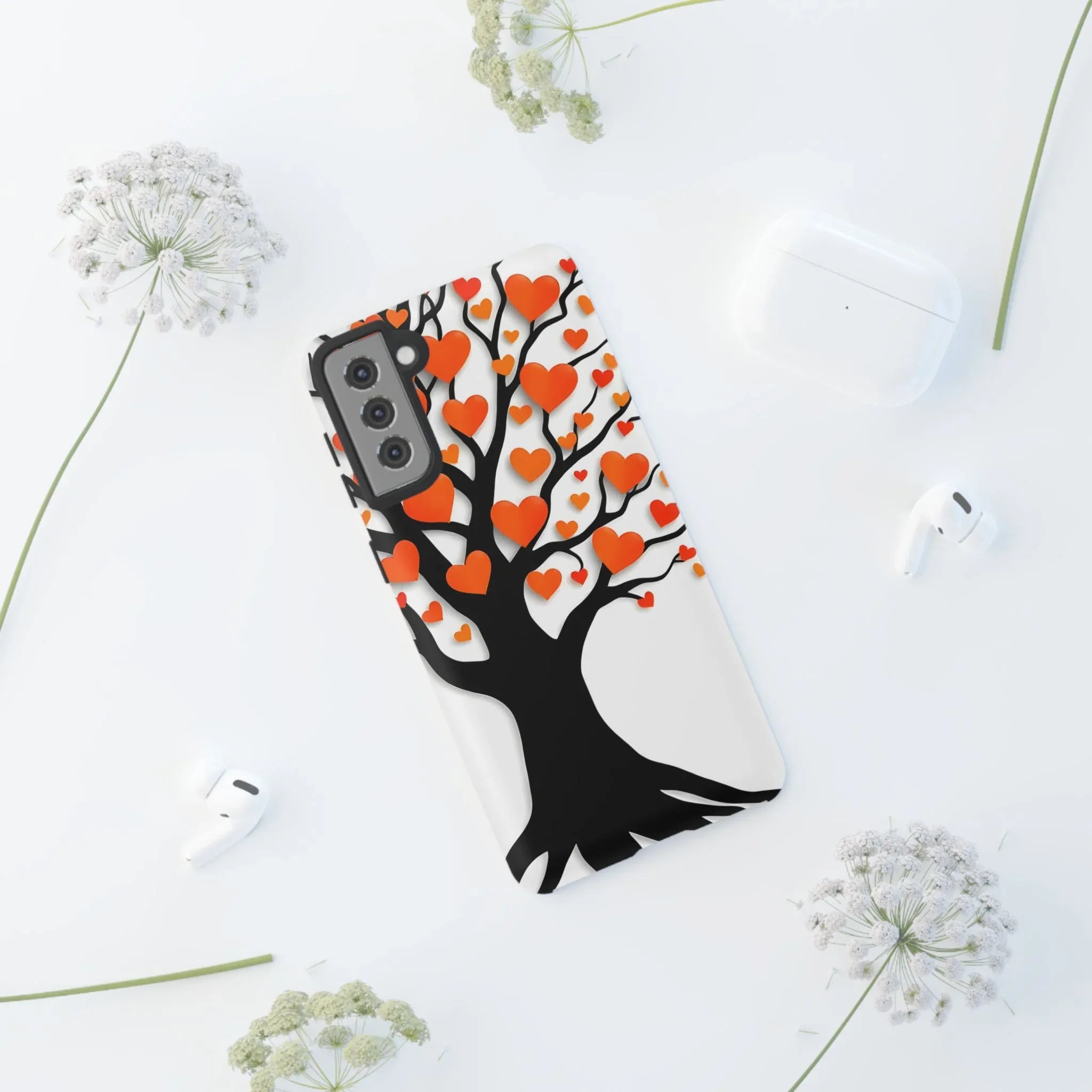 Heart Design Phone Case for iPhone 11–17 and Galaxy S20–S25 - KARARMDESIGN