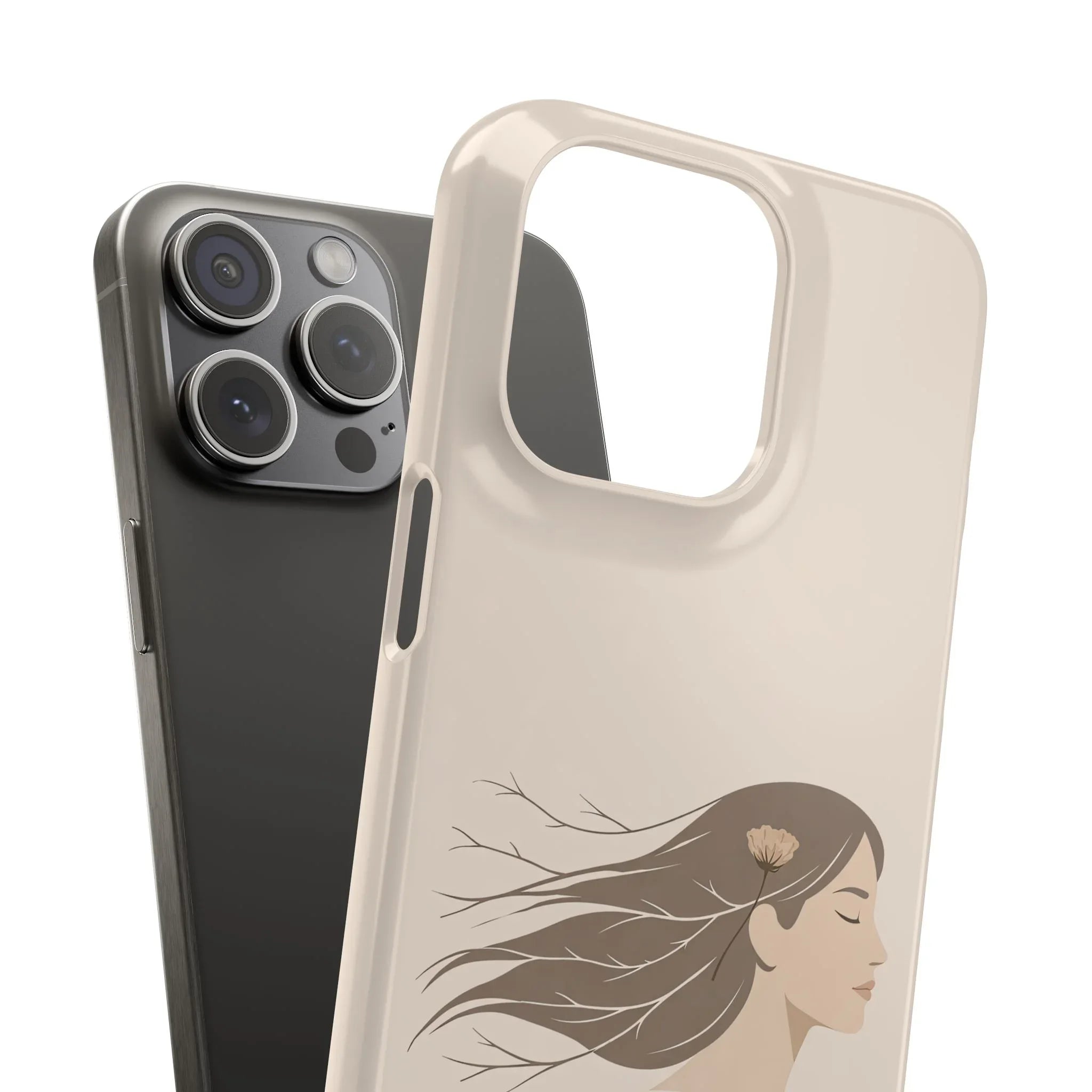 Graceful Strength Phone Case for iPhone 11-17 and Galaxy S20-25 - KARARMDESIGN