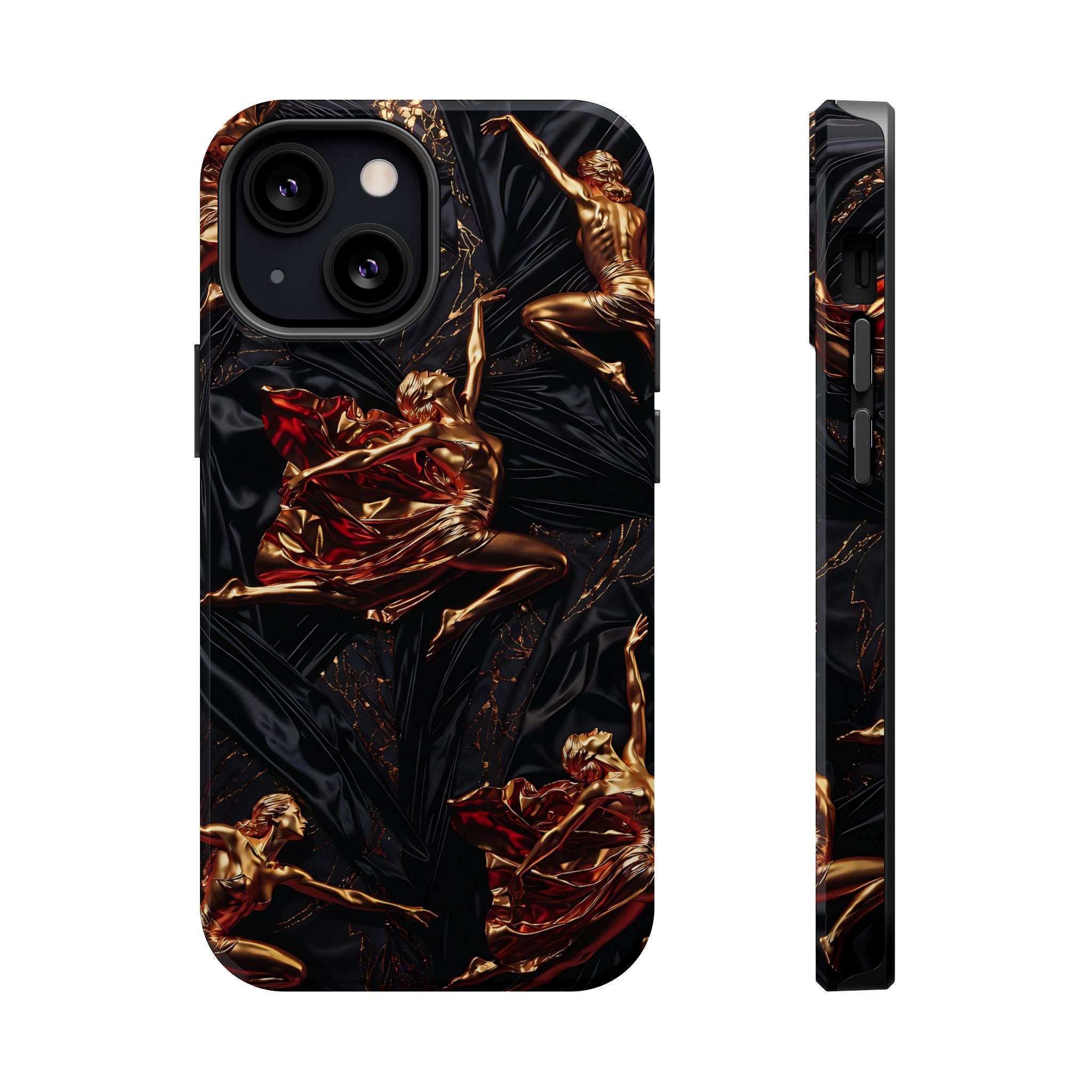 Gold Sculpture Phone Case for iPhone 13-17 & Samsung Galaxy S26