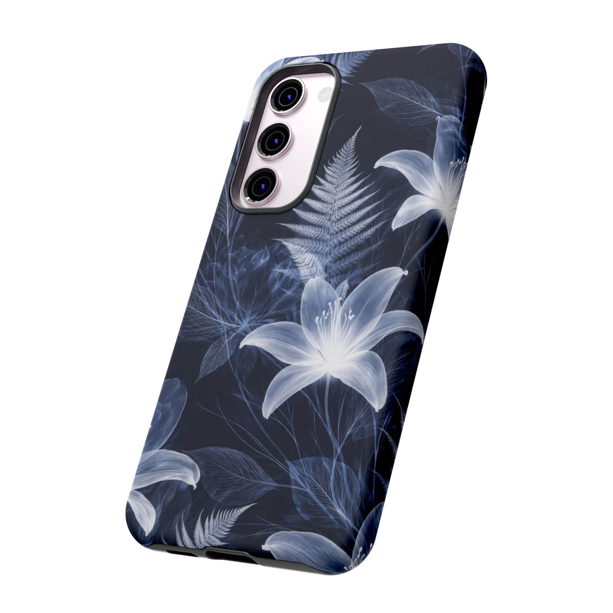 Moonlight Garden Phone Case for iPhone 11-17 and Galaxy S20-S26