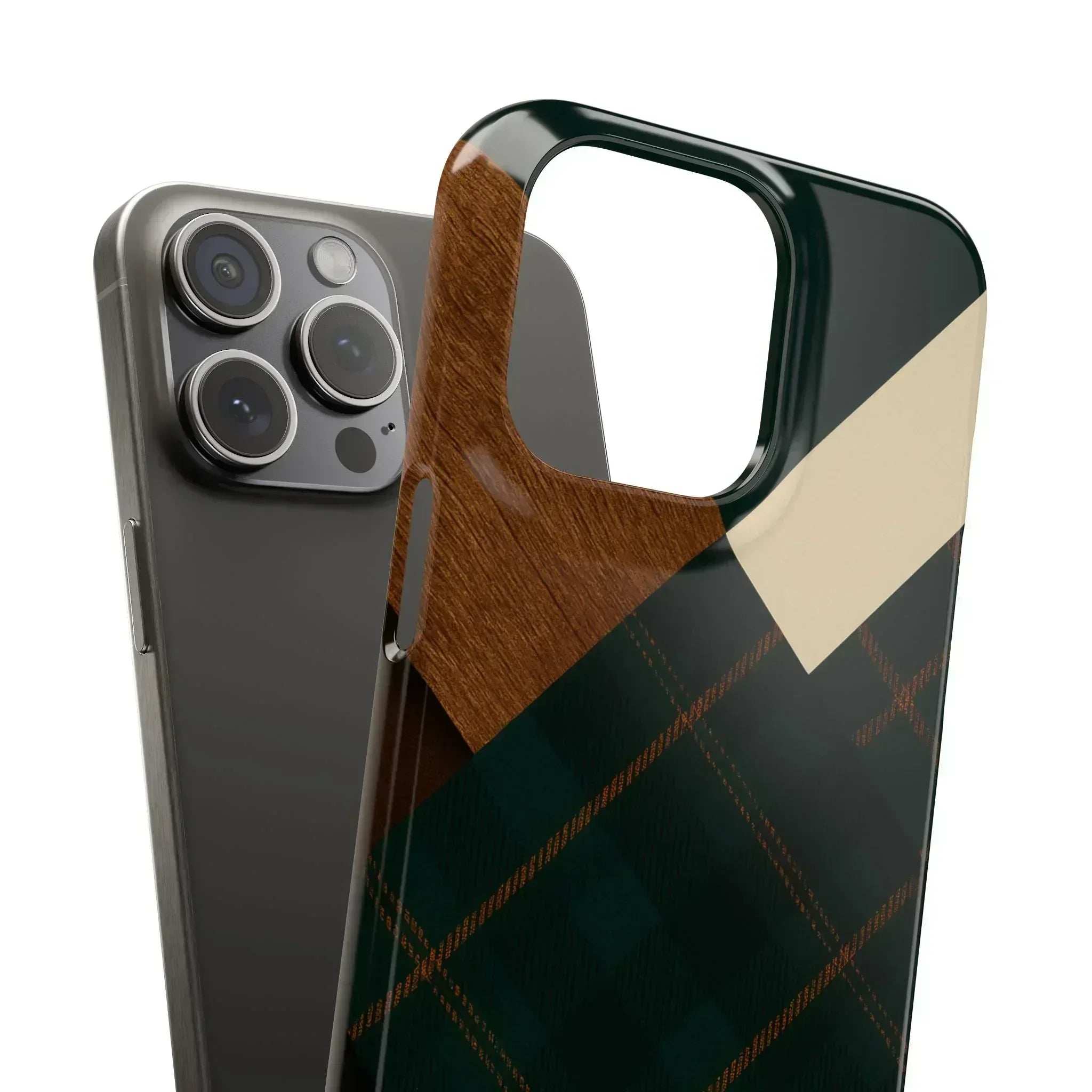 Rustic Green Phone Case for iPhone 8-16 and Galaxy S20-S24 - KARARMDESIGN