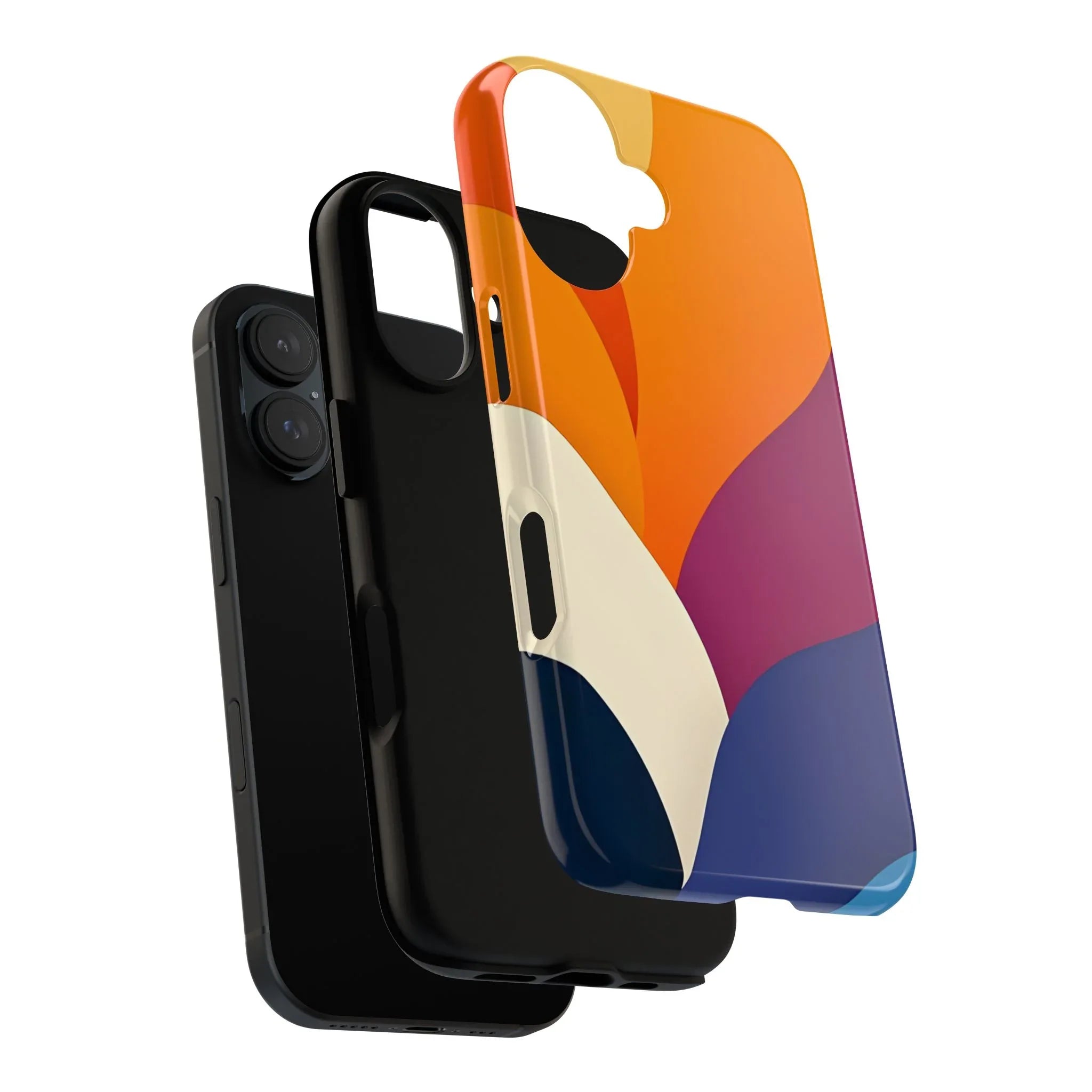 Vibrant Abstract Design Phone Case for iPhone and Galaxy - KARARMDESIGN