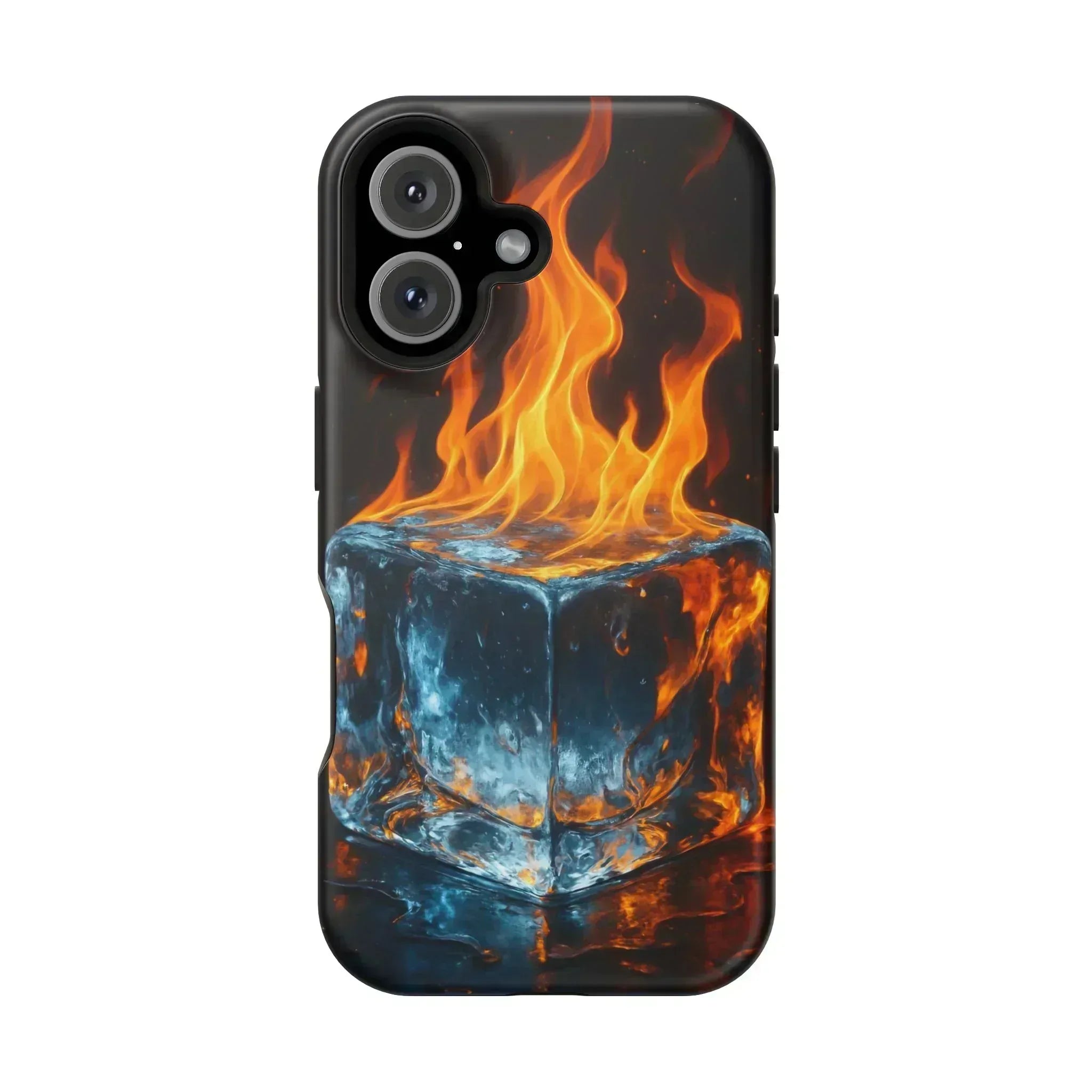 Flame Ice Phone Case for iPhone 12-16 and Galaxy S21-S22 - KARARMDESIGN