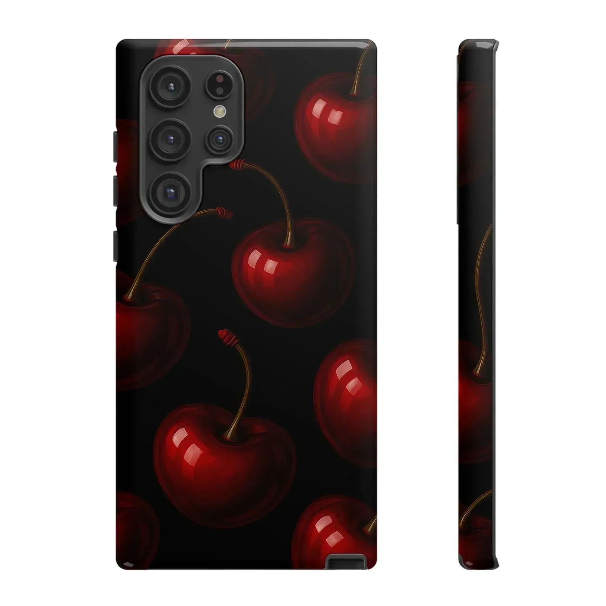 Cherry Phone Case for iPhone X-16 and Galaxy S20-S25 - KARARMDESIGN