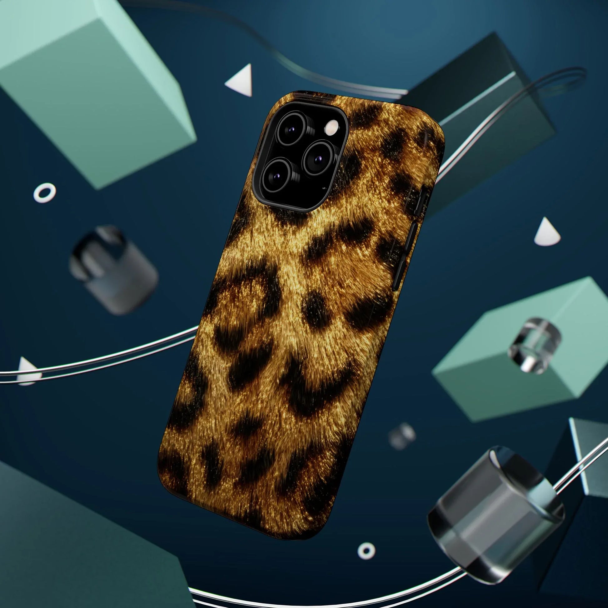 Leopard Print Phone Case for iPhone 13-17 - KARARMDESIGN